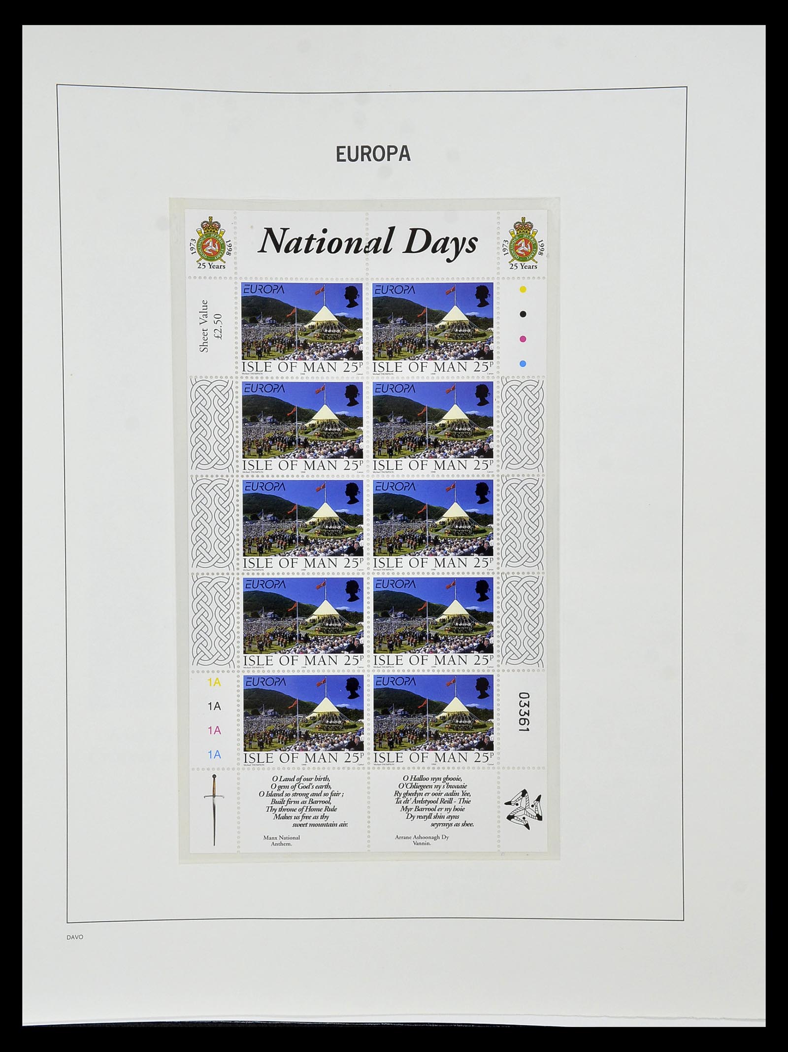 34838 444 - Postzegelverzameling 34838 Europa CEPT 1956-1998.