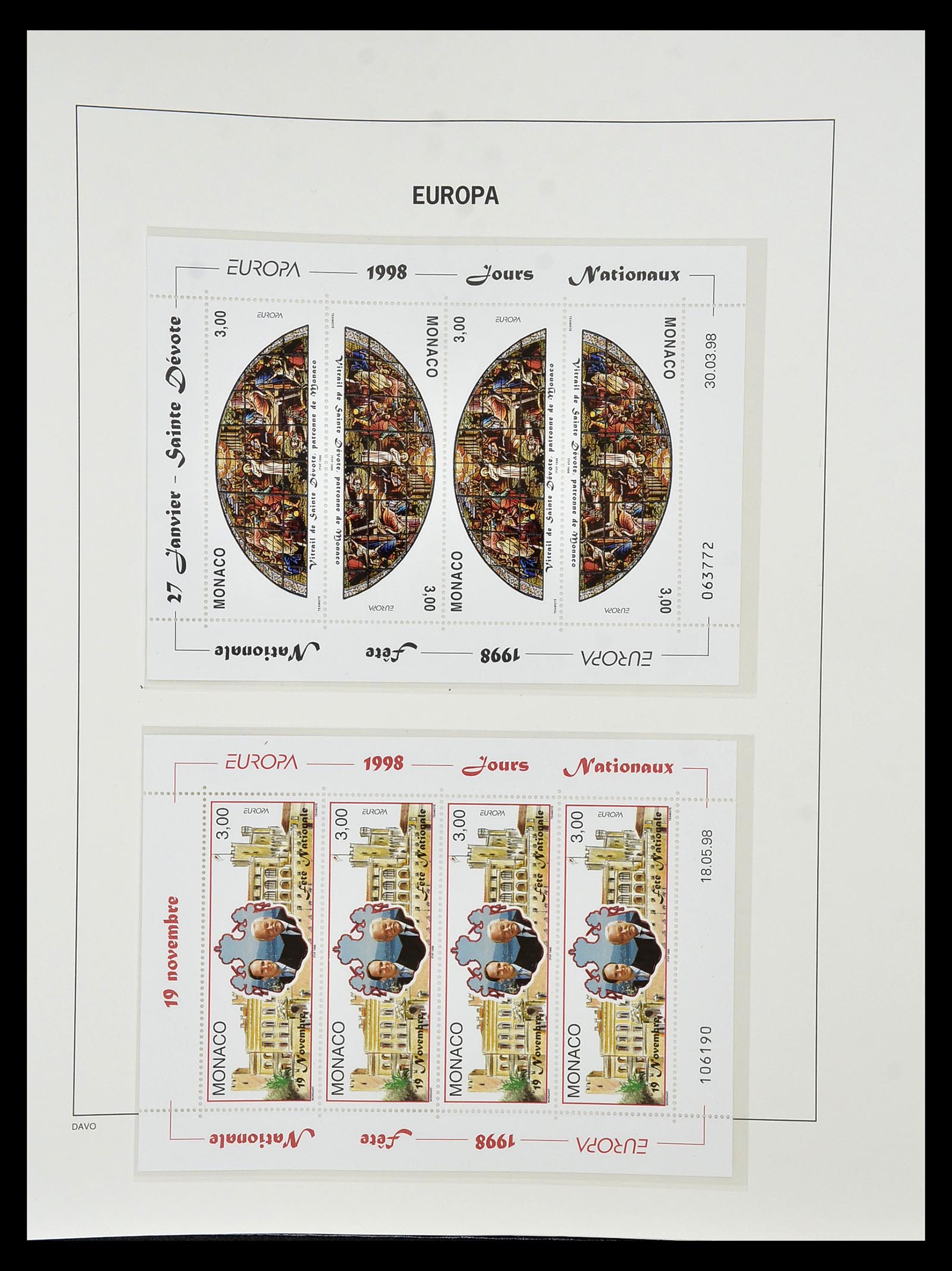 34838 446 - Postzegelverzameling 34838 Europa CEPT 1956-1998.