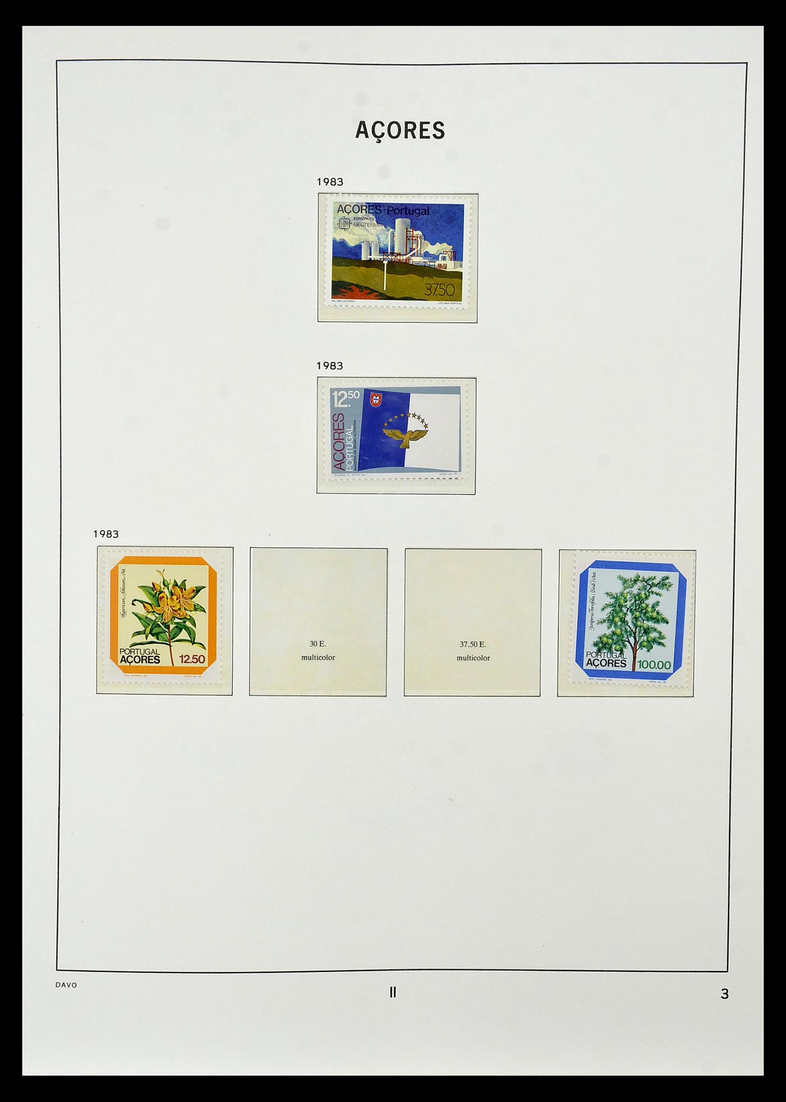 34840 003 - Postzegelverzameling 34840 Azoren en Madeira 1980-2005.