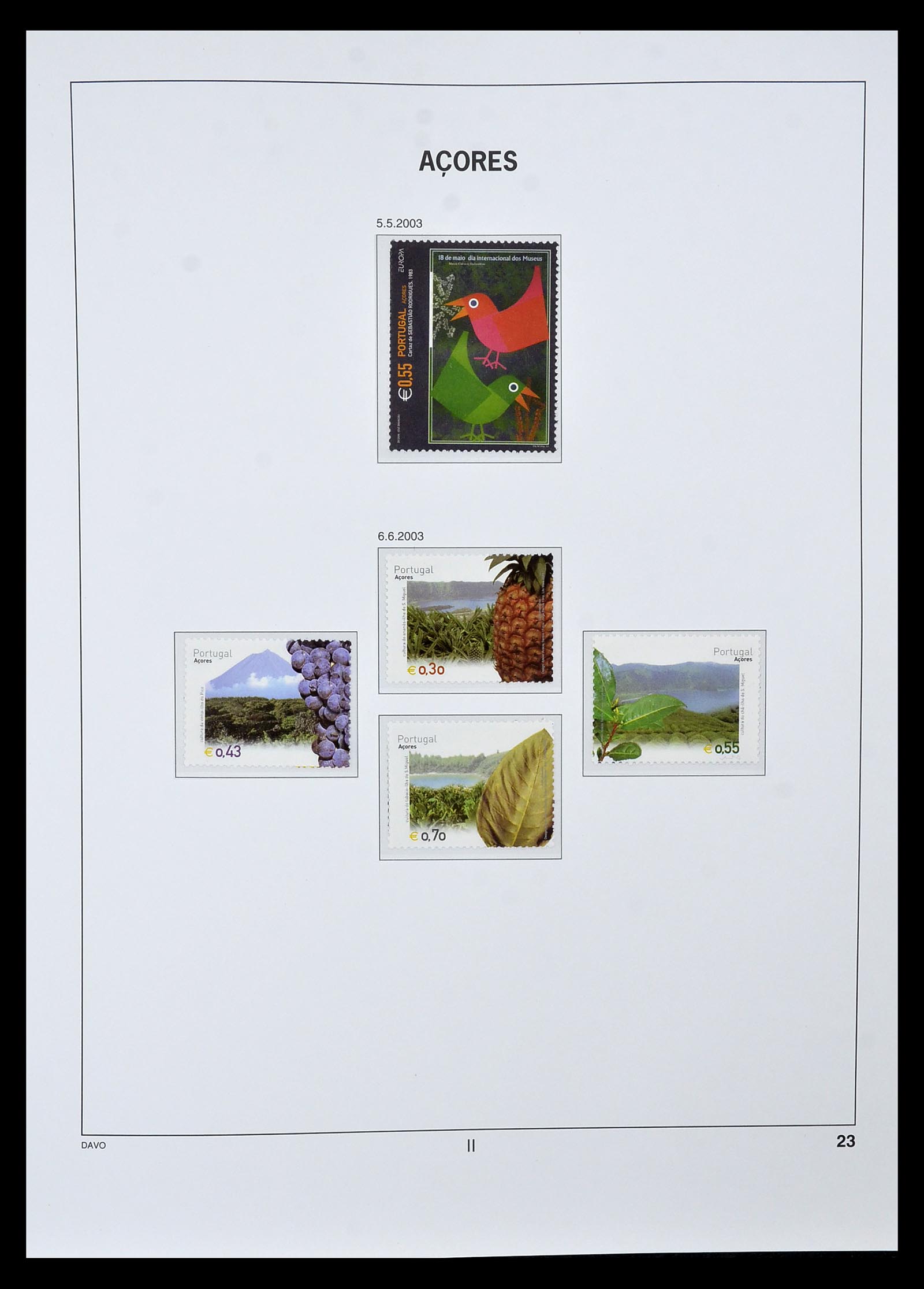 34840 023 - Postzegelverzameling 34840 Azoren en Madeira 1980-2005.