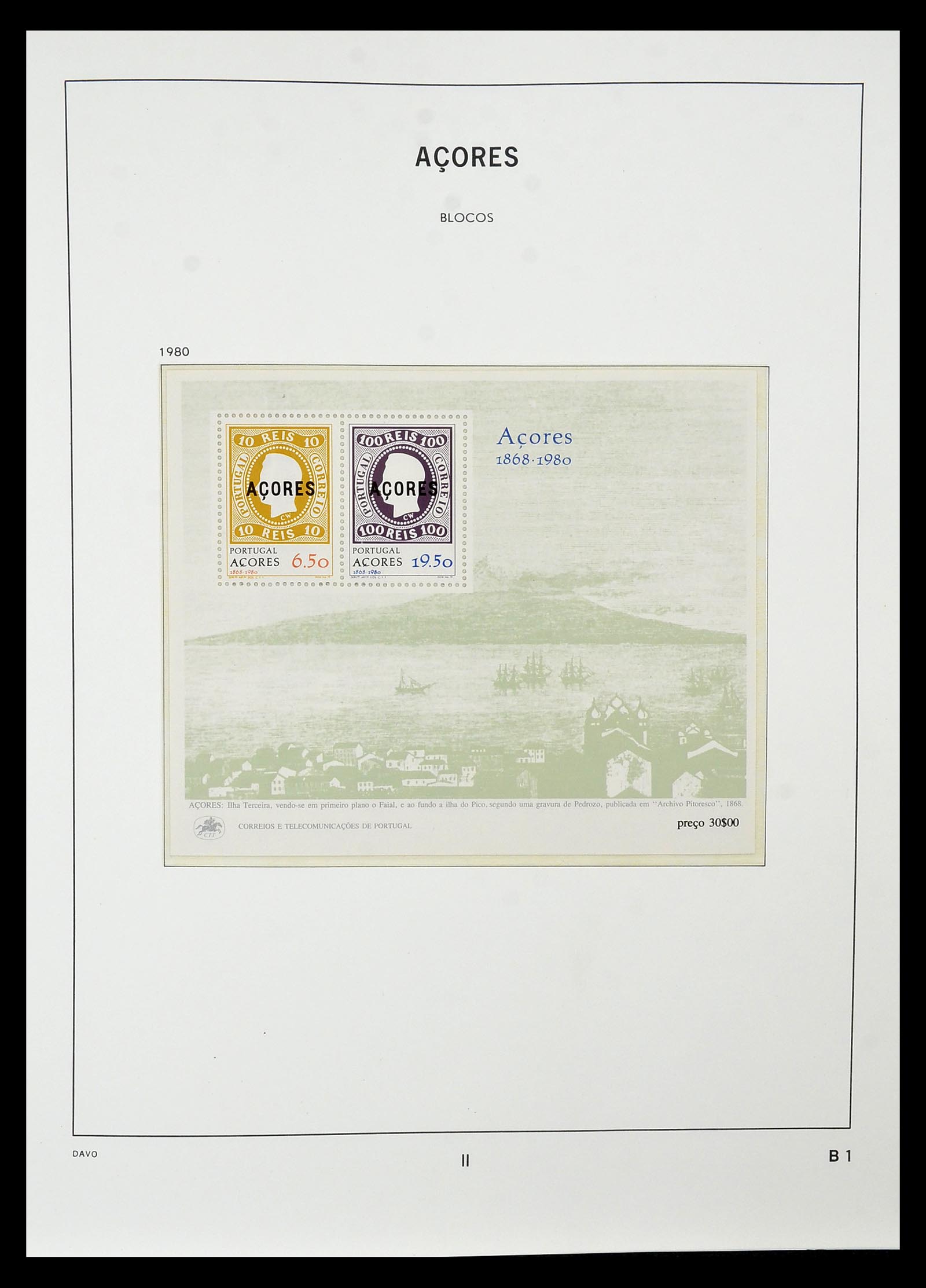34840 026 - Postzegelverzameling 34840 Azoren en Madeira 1980-2005.