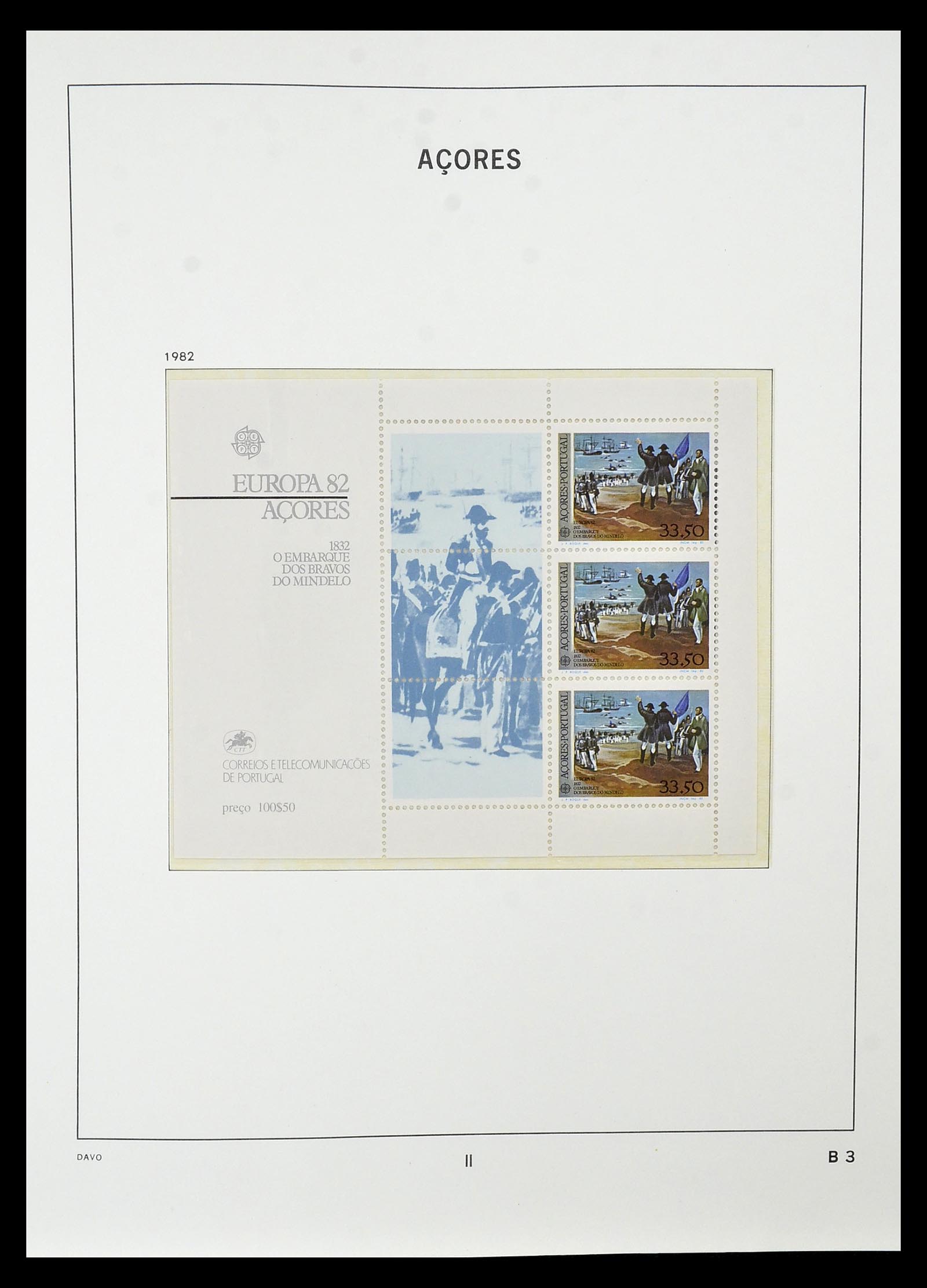 34840 028 - Postzegelverzameling 34840 Azoren en Madeira 1980-2005.