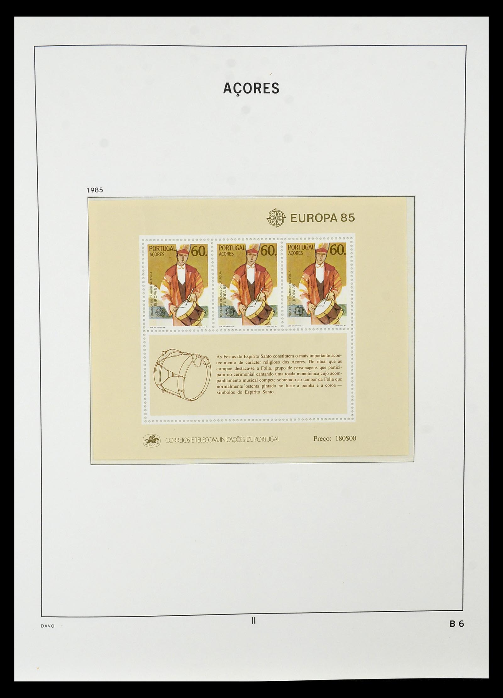 34840 031 - Postzegelverzameling 34840 Azoren en Madeira 1980-2005.