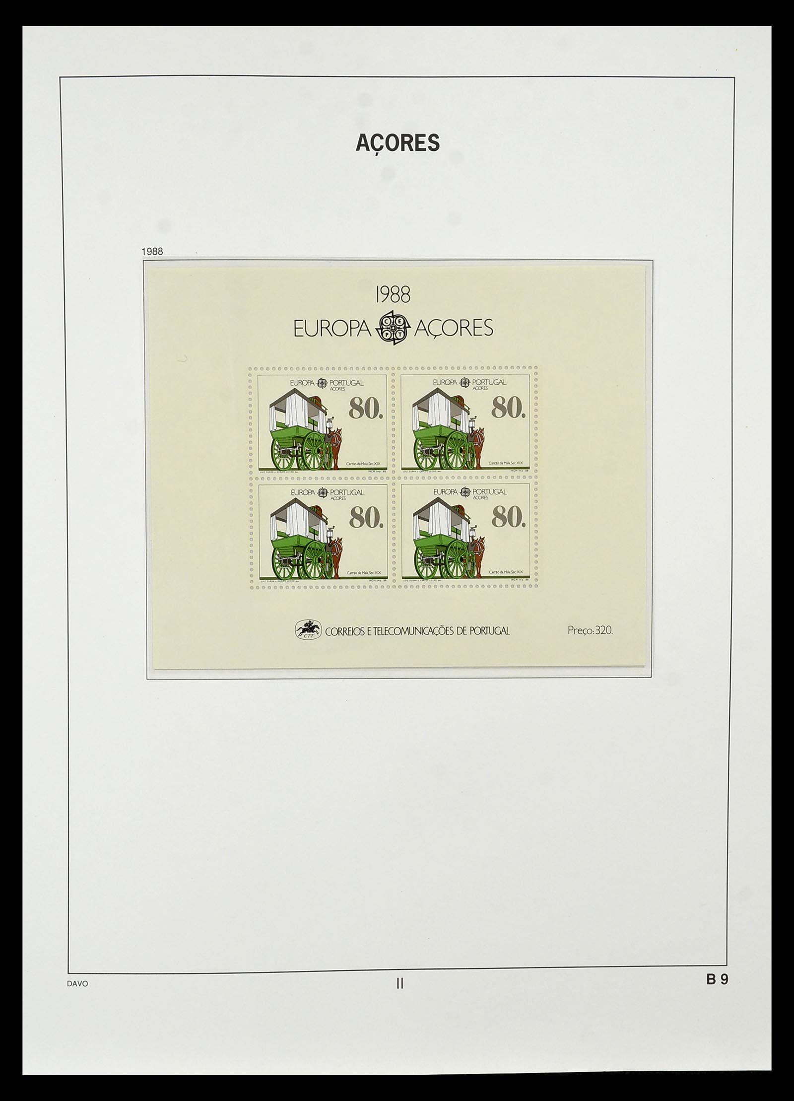 34840 032 - Postzegelverzameling 34840 Azoren en Madeira 1980-2005.