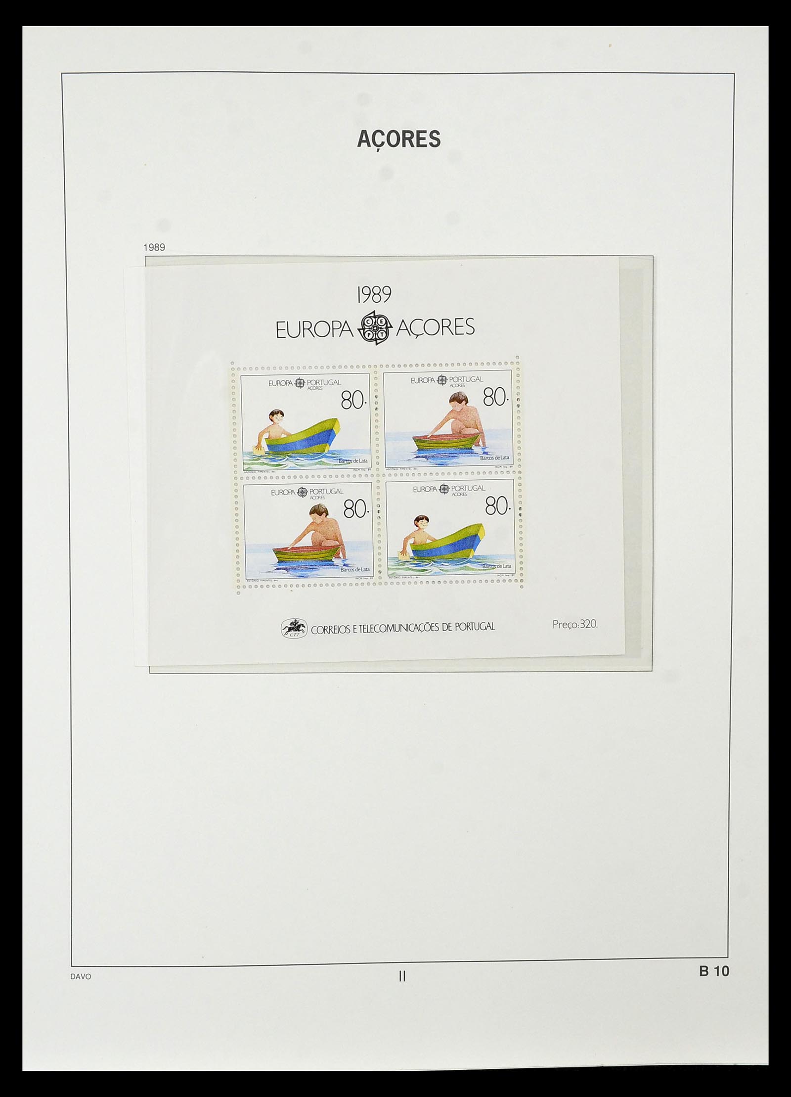 34840 034 - Postzegelverzameling 34840 Azoren en Madeira 1980-2005.