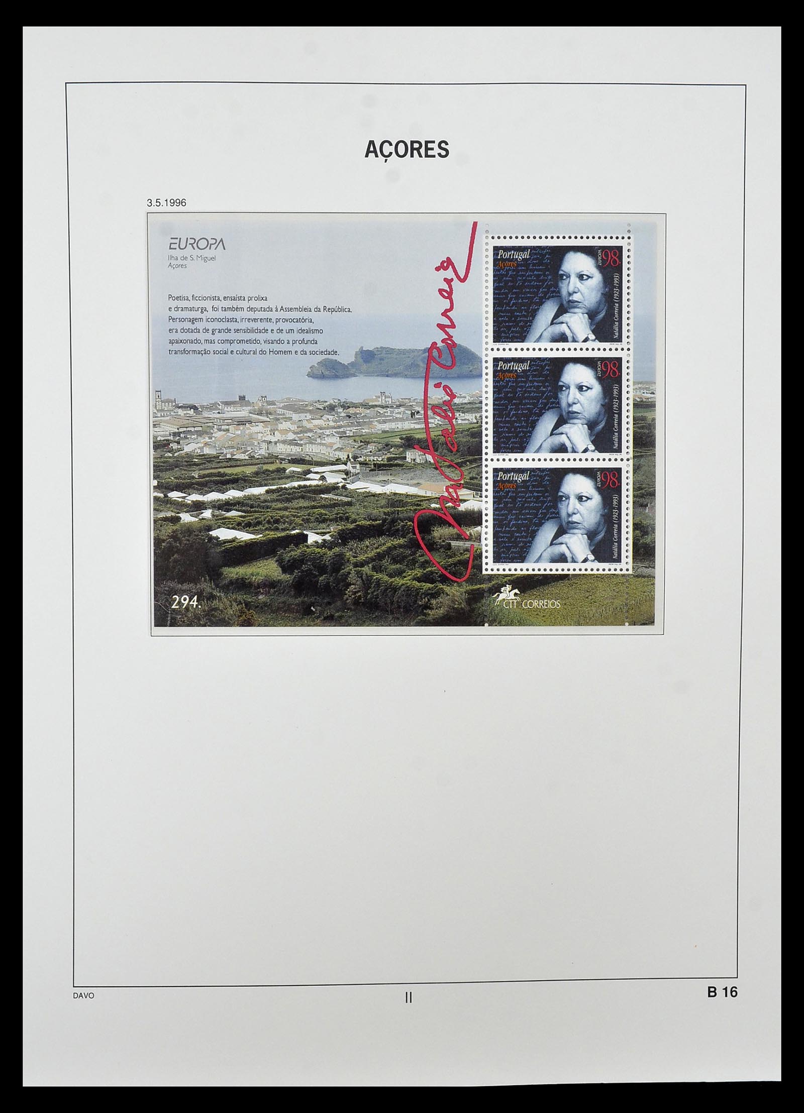 34840 040 - Postzegelverzameling 34840 Azoren en Madeira 1980-2005.