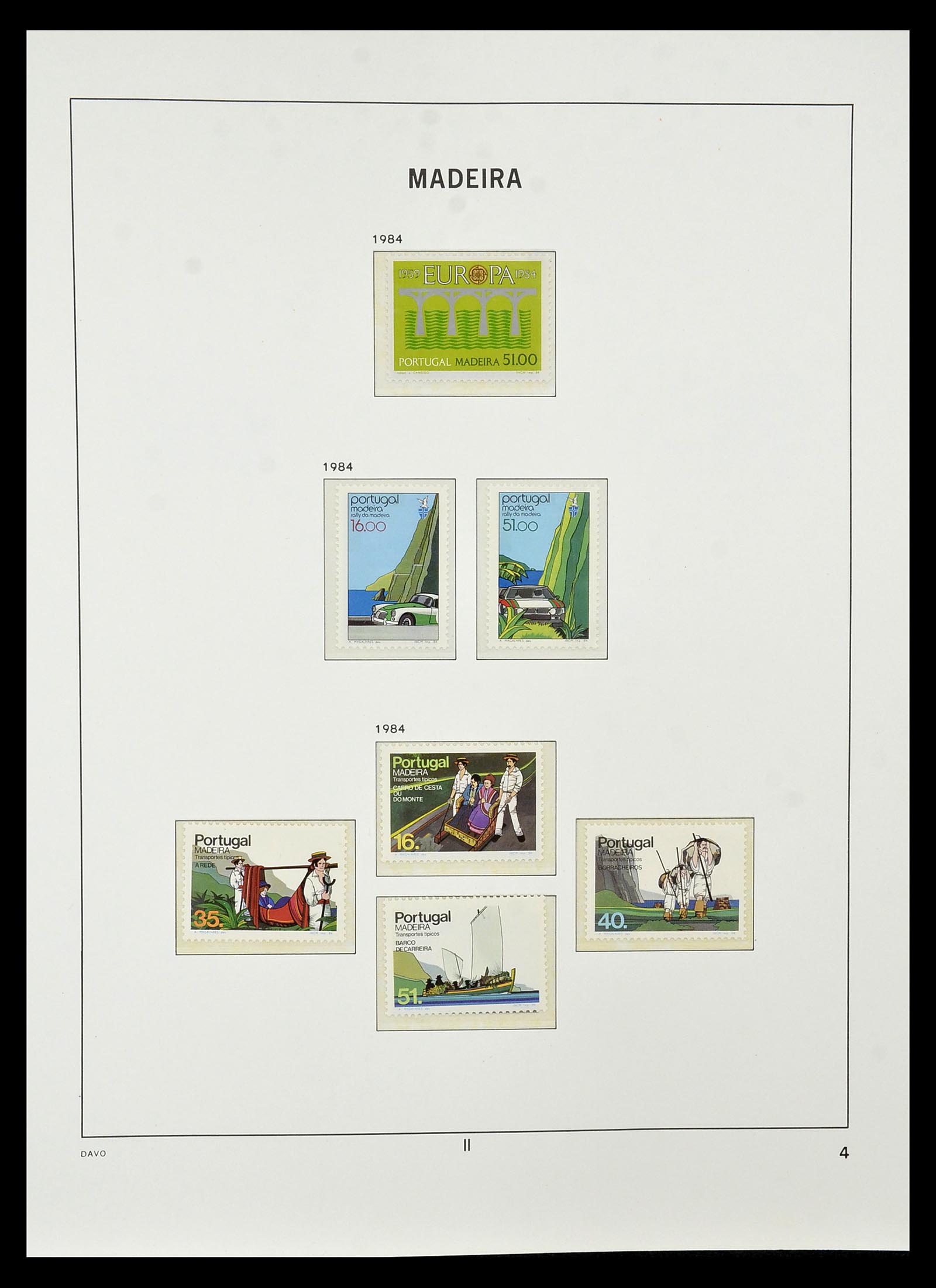 34840 062 - Stamp Collection 34840 Azores and Madeira 1980-2005.