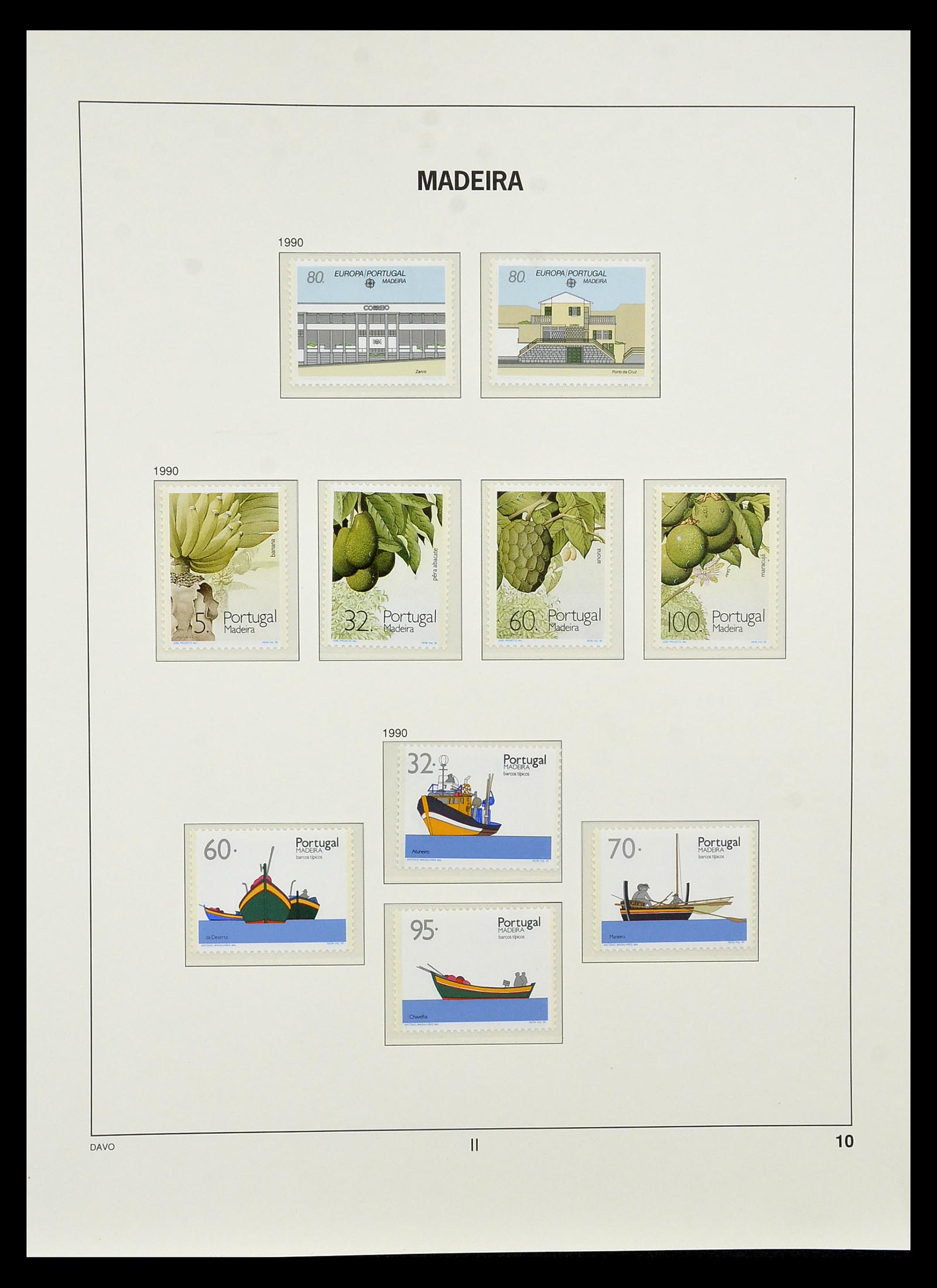 34840 068 - Stamp Collection 34840 Azores and Madeira 1980-2005.