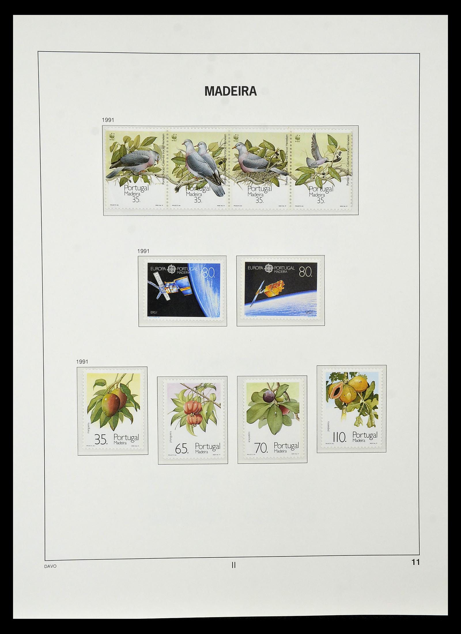 34840 069 - Stamp Collection 34840 Azores and Madeira 1980-2005.