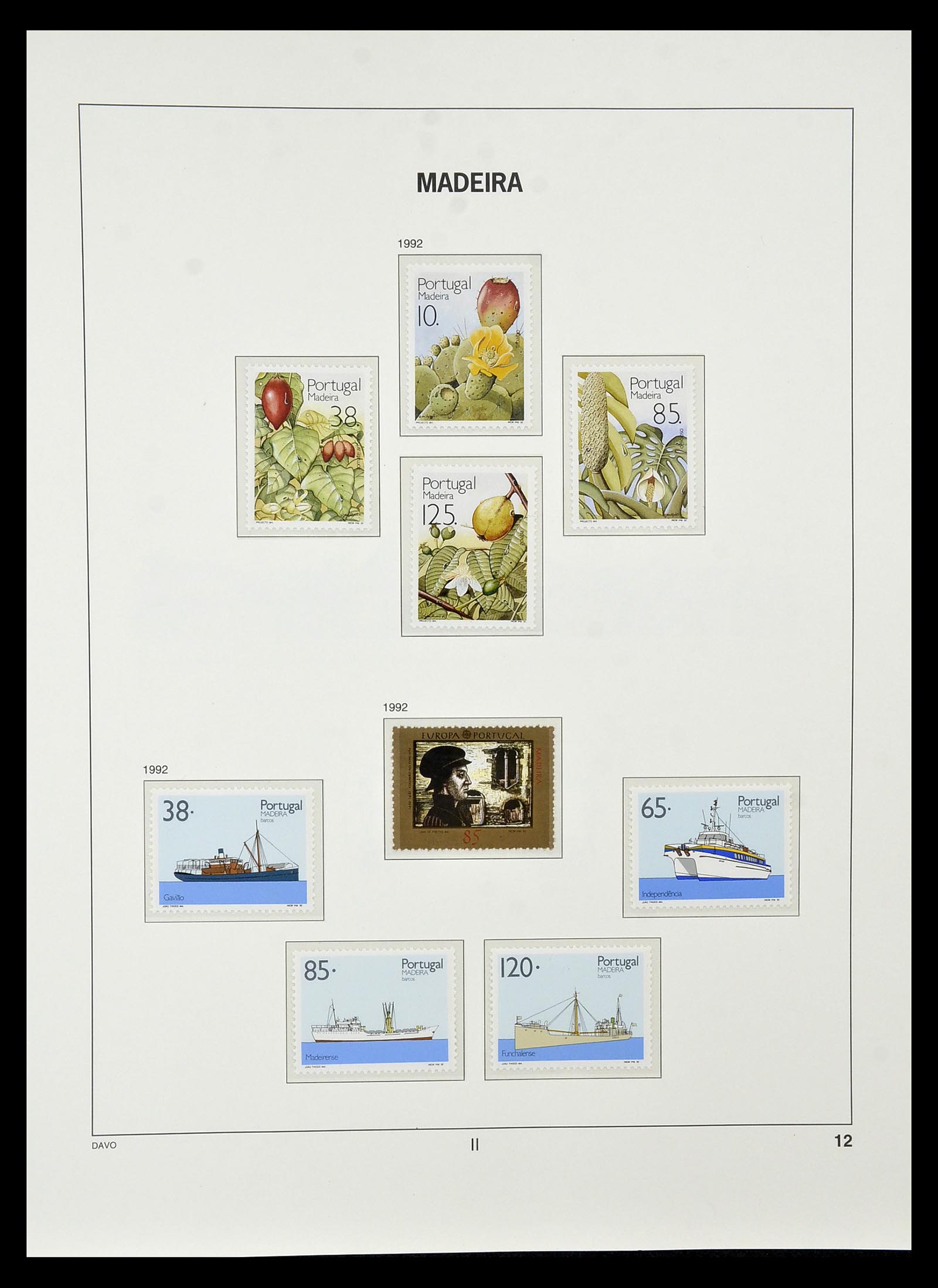 34840 070 - Stamp Collection 34840 Azores and Madeira 1980-2005.