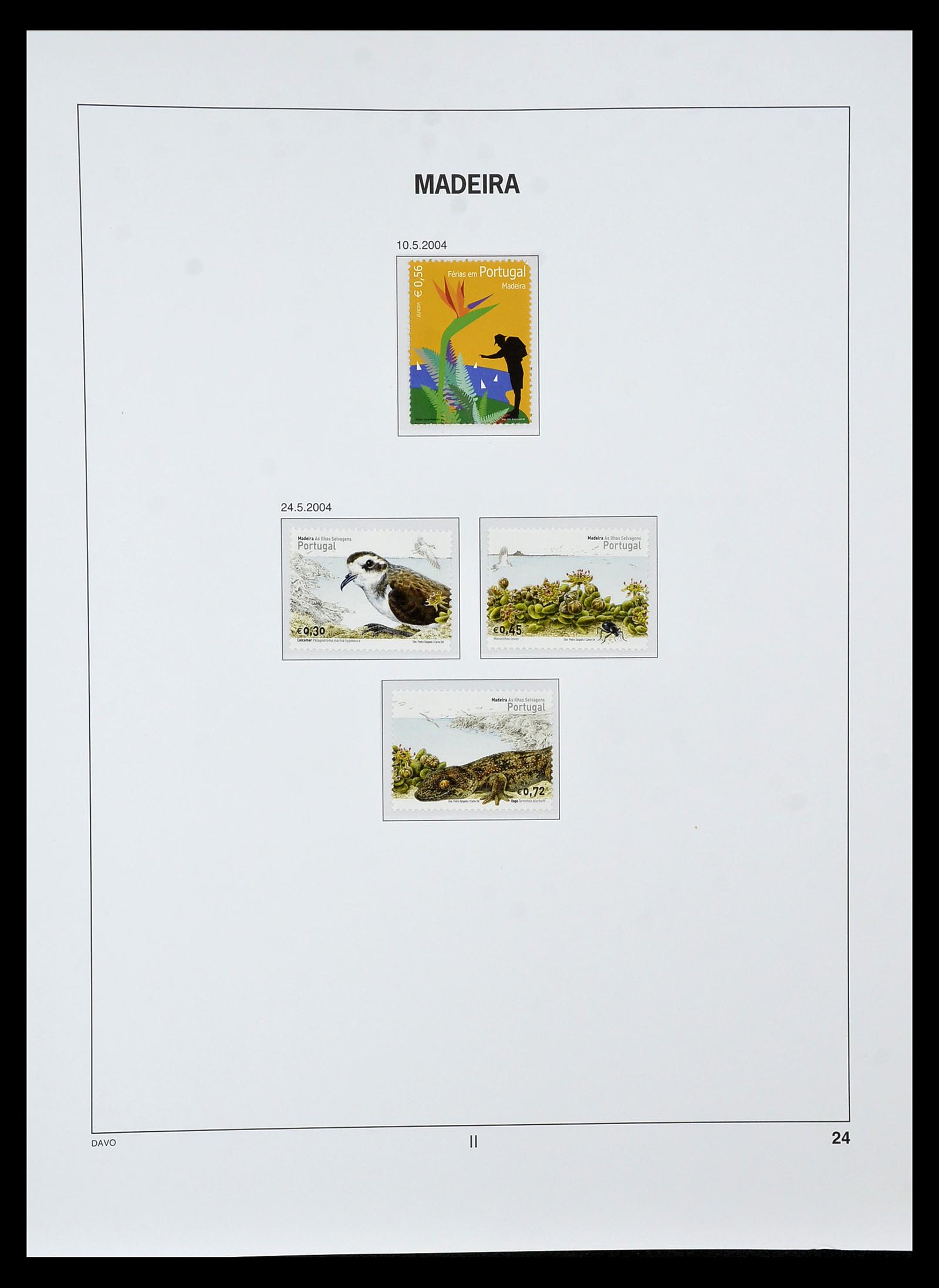 34840 082 - Postzegelverzameling 34840 Azoren en Madeira 1980-2005.