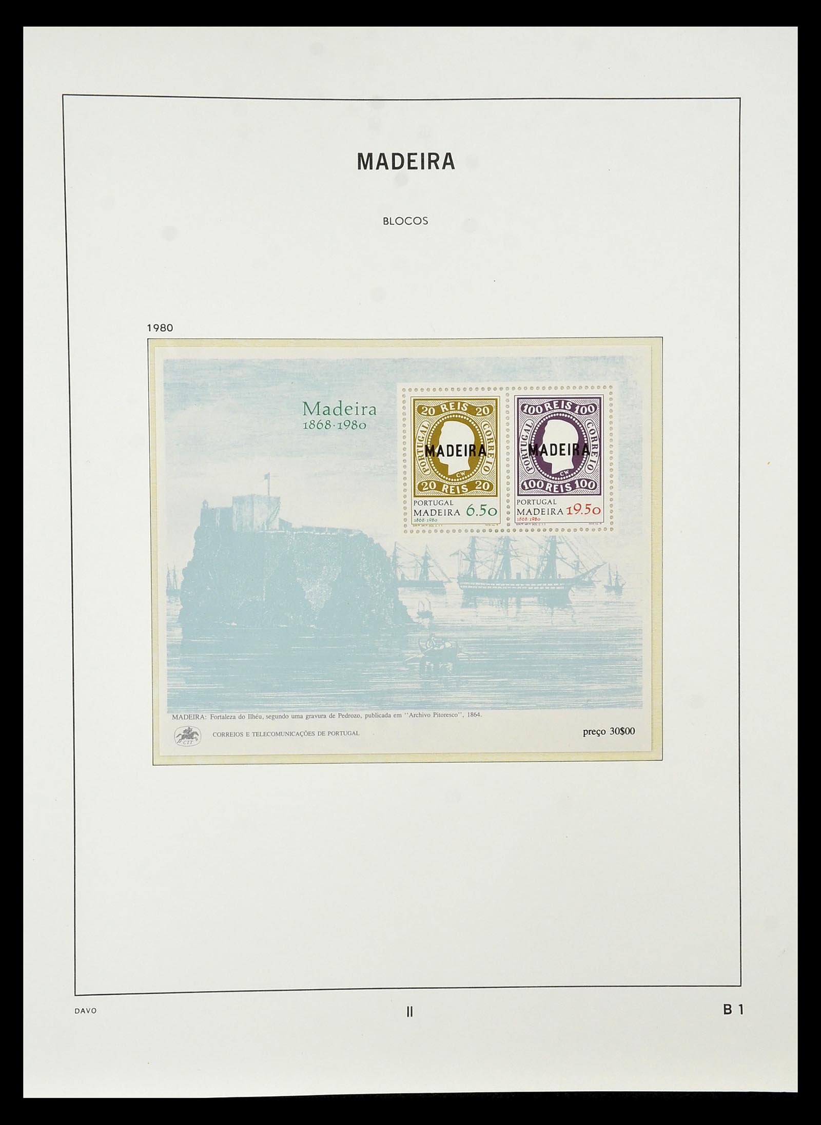 34840 084 - Postzegelverzameling 34840 Azoren en Madeira 1980-2005.