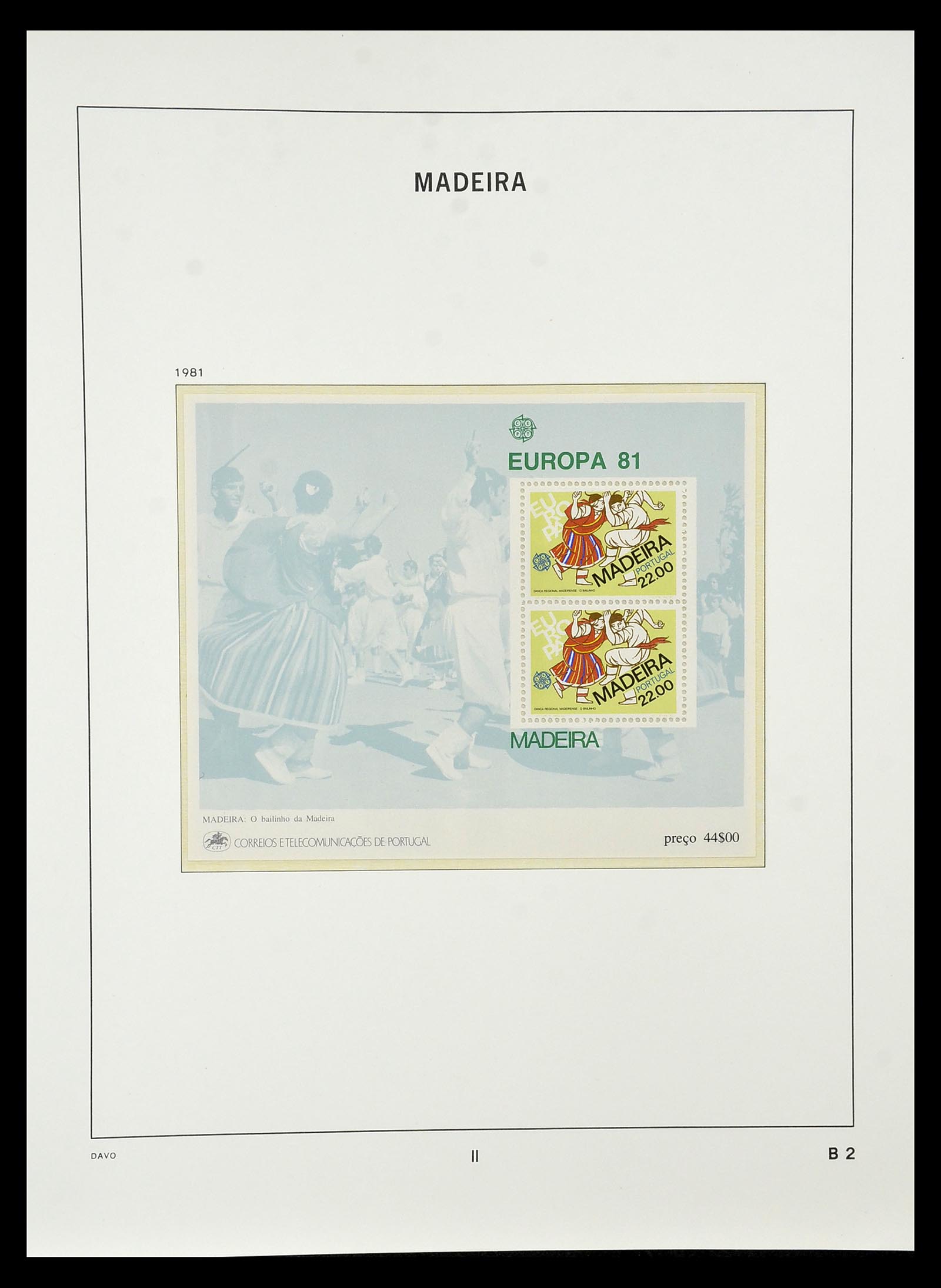 34840 085 - Postzegelverzameling 34840 Azoren en Madeira 1980-2005.