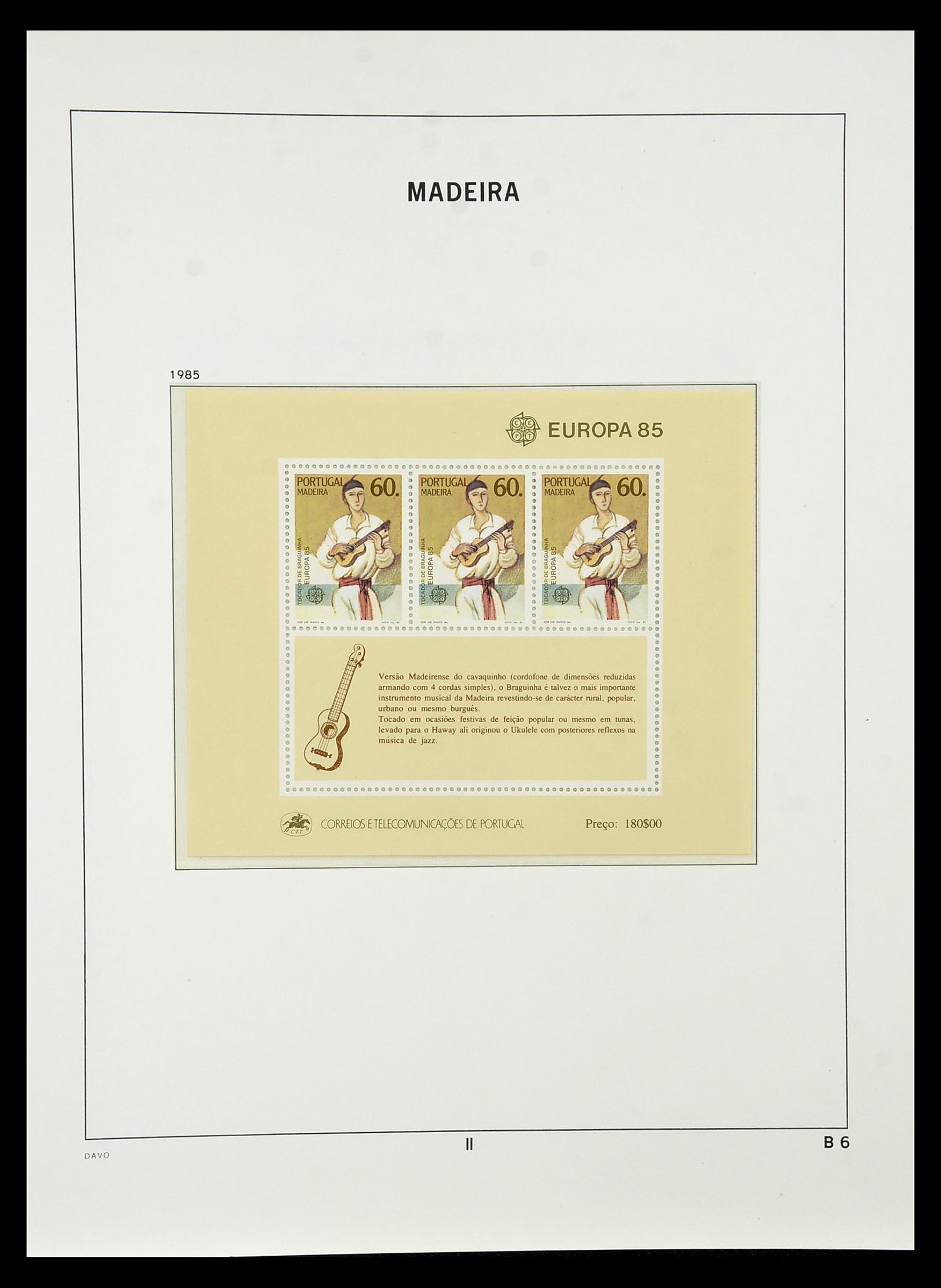 34840 089 - Postzegelverzameling 34840 Azoren en Madeira 1980-2005.