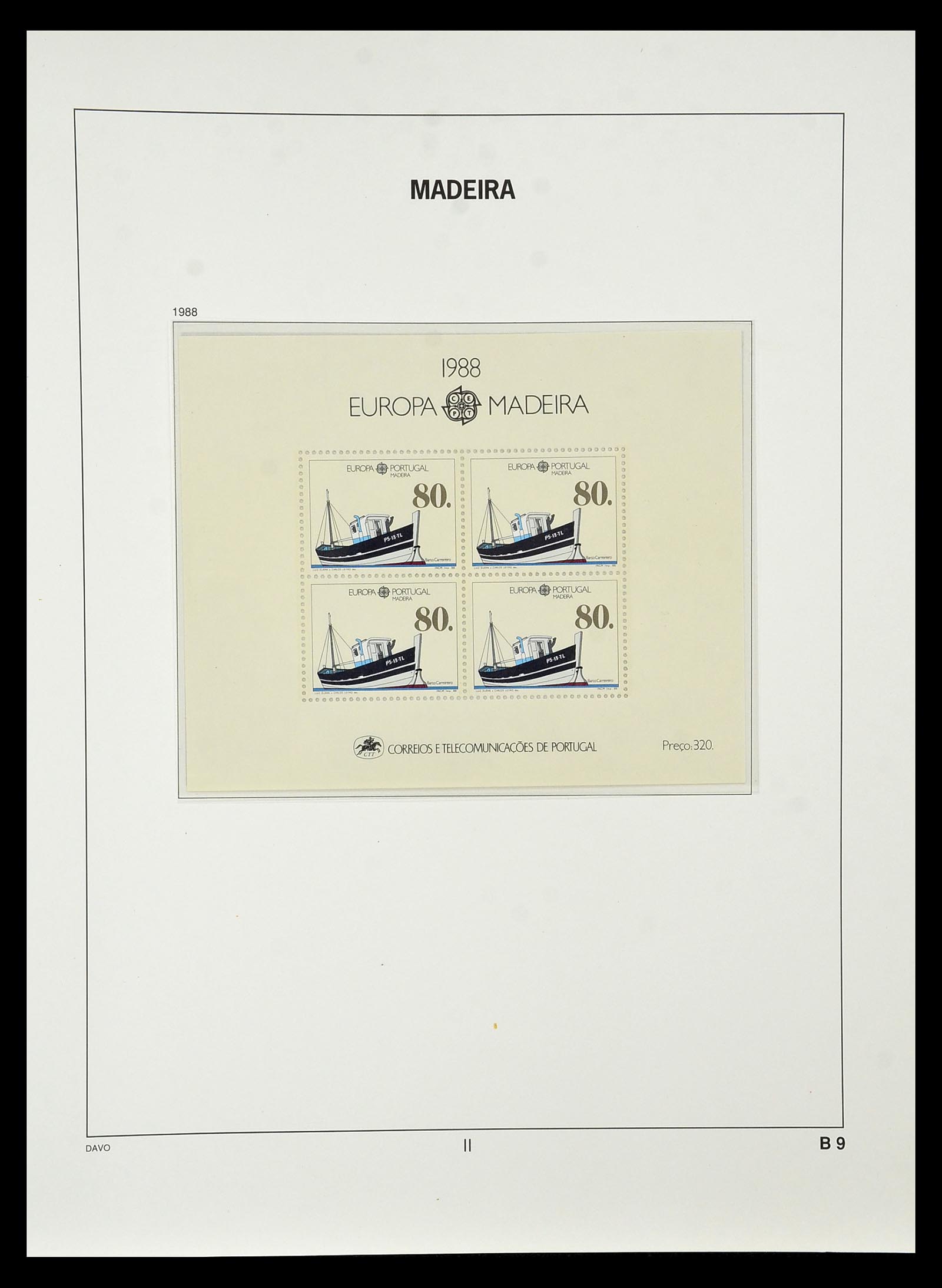 34840 092 - Postzegelverzameling 34840 Azoren en Madeira 1980-2005.