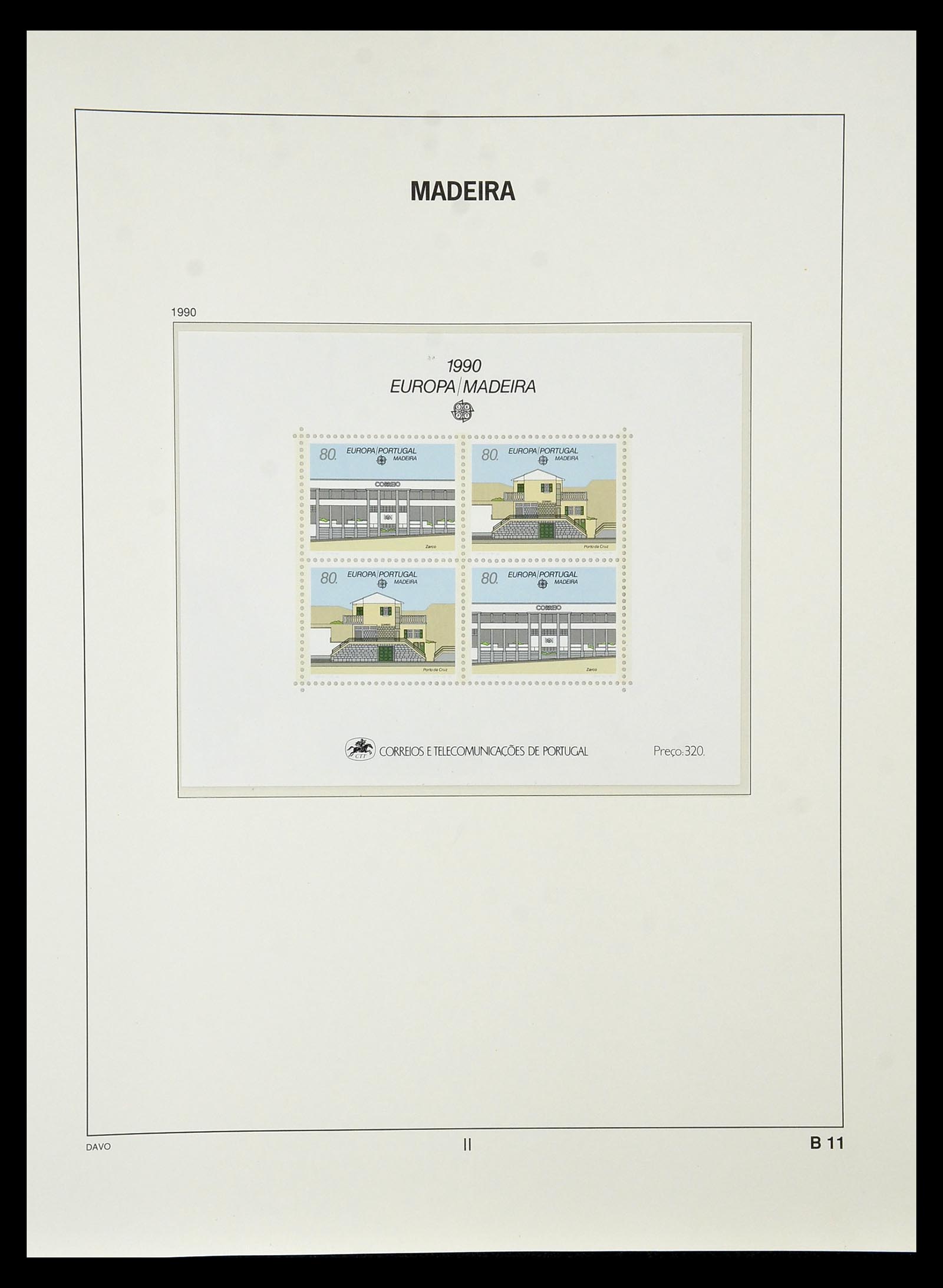 34840 094 - Postzegelverzameling 34840 Azoren en Madeira 1980-2005.
