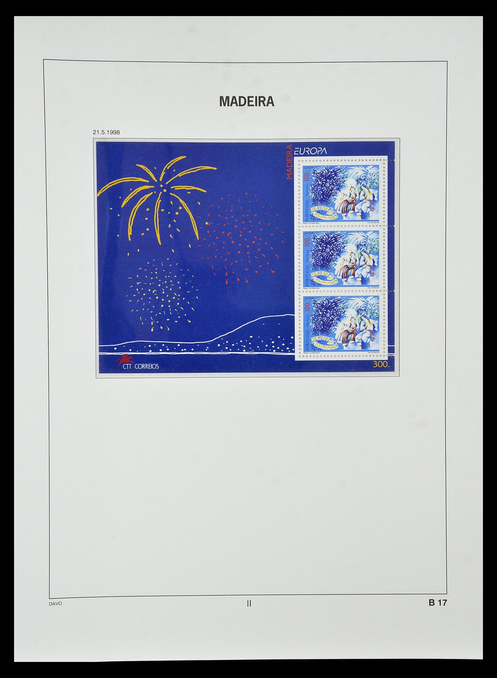 34840 100 - Postzegelverzameling 34840 Azoren en Madeira 1980-2005.