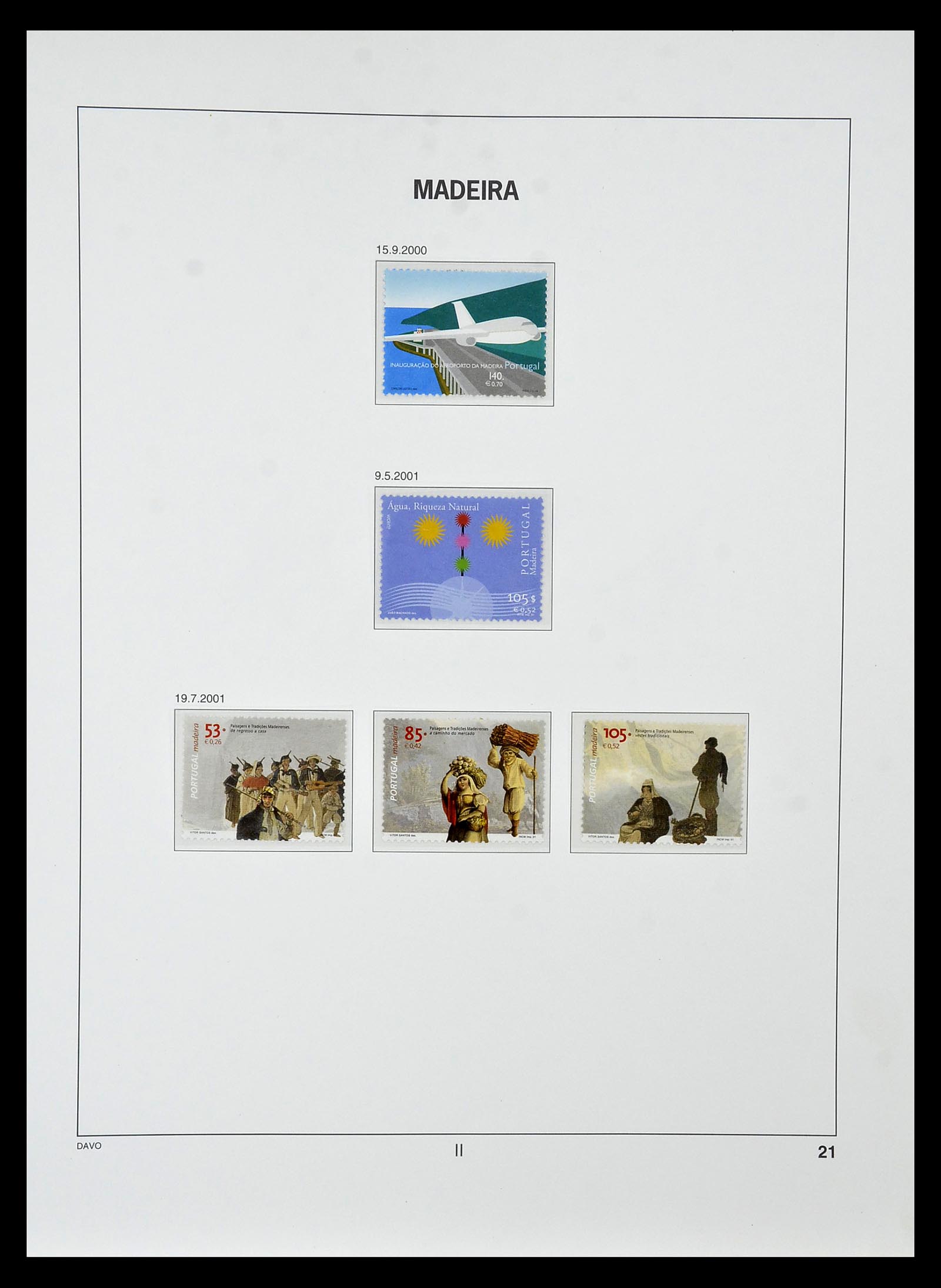 34840 182 - Postzegelverzameling 34840 Azoren en Madeira 1980-2005.