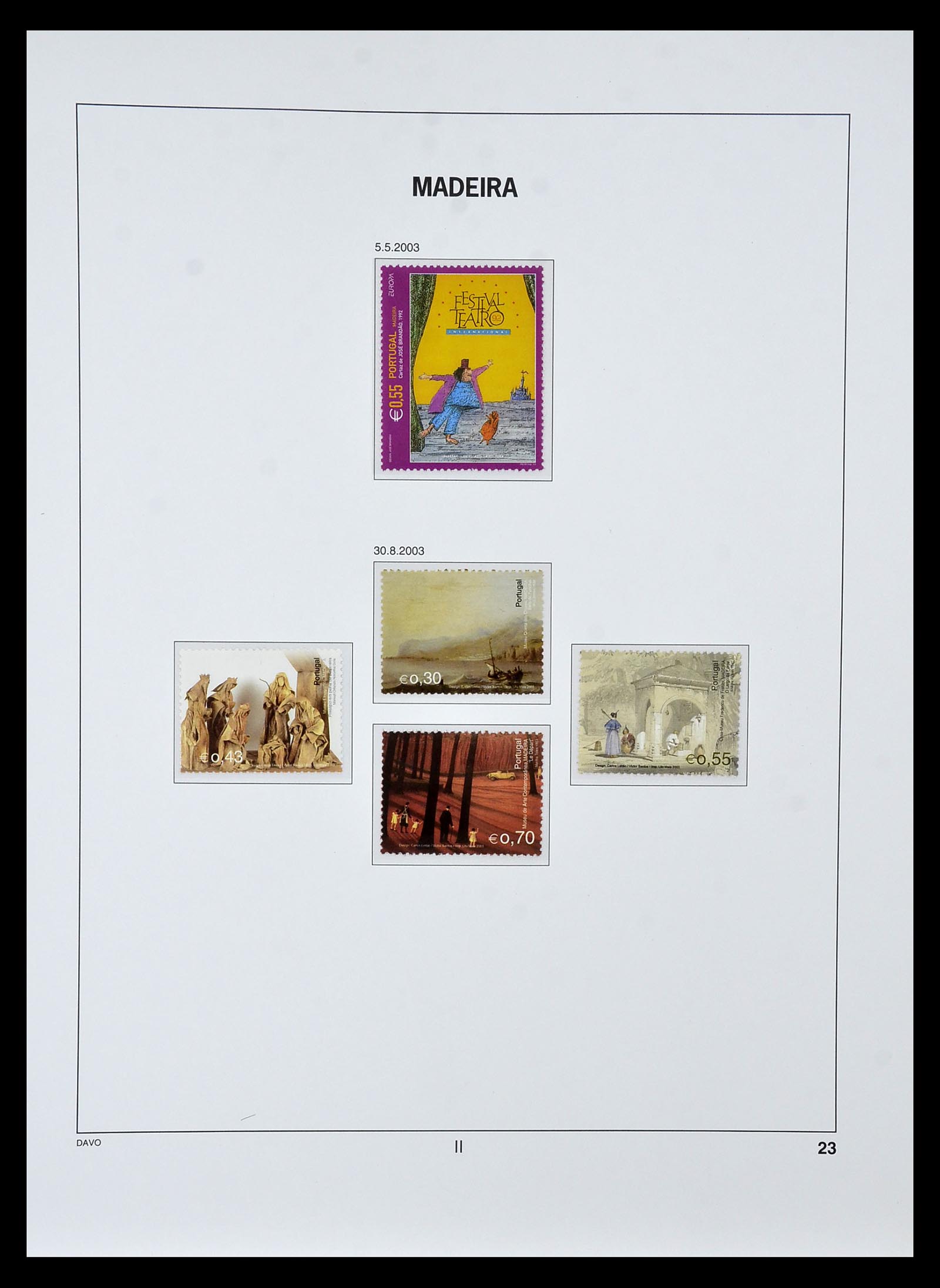 34840 184 - Stamp Collection 34840 Azores and Madeira 1980-2005.
