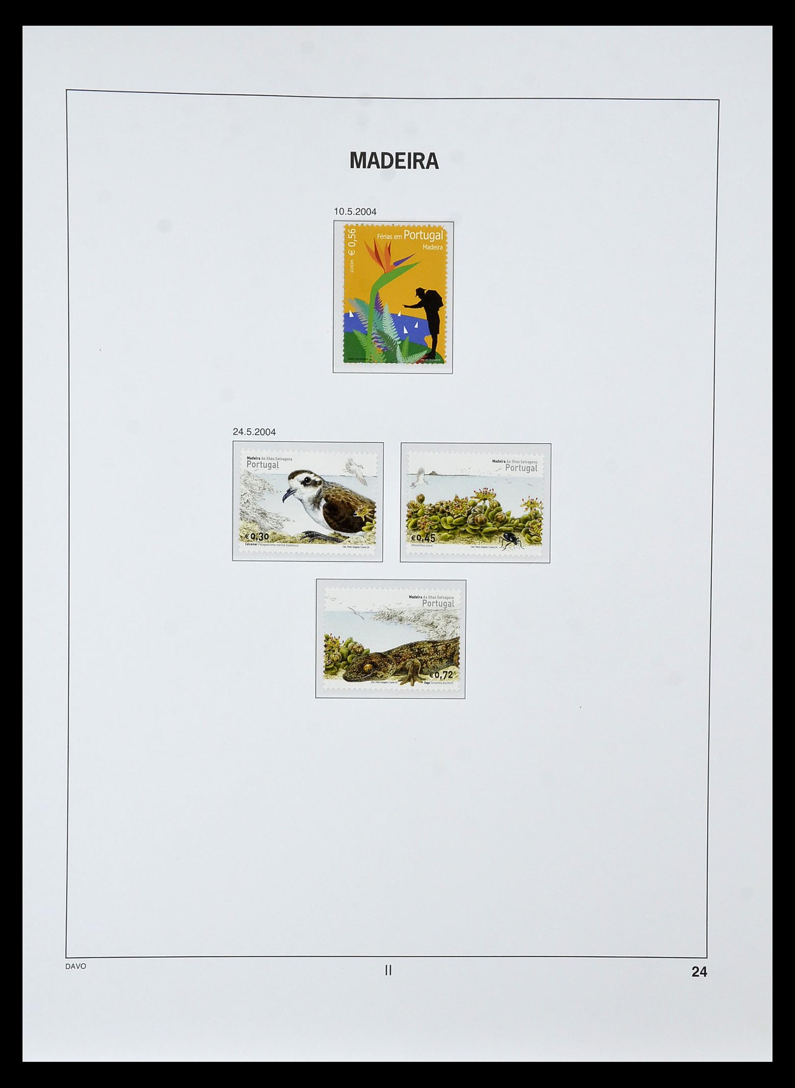 34840 185 - Postzegelverzameling 34840 Azoren en Madeira 1980-2005.