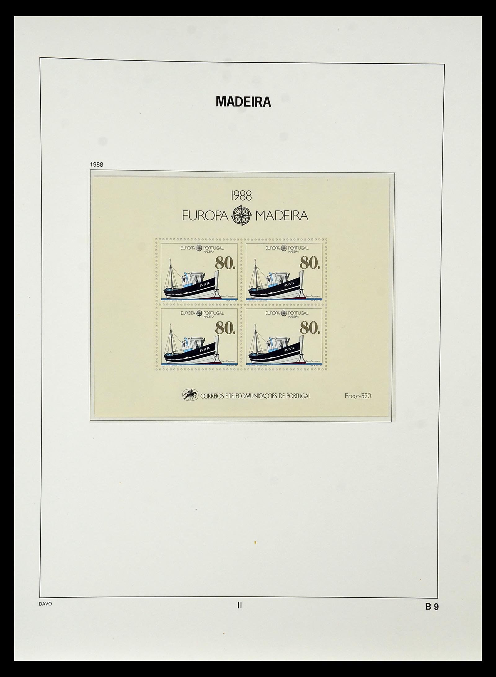 34840 195 - Postzegelverzameling 34840 Azoren en Madeira 1980-2005.