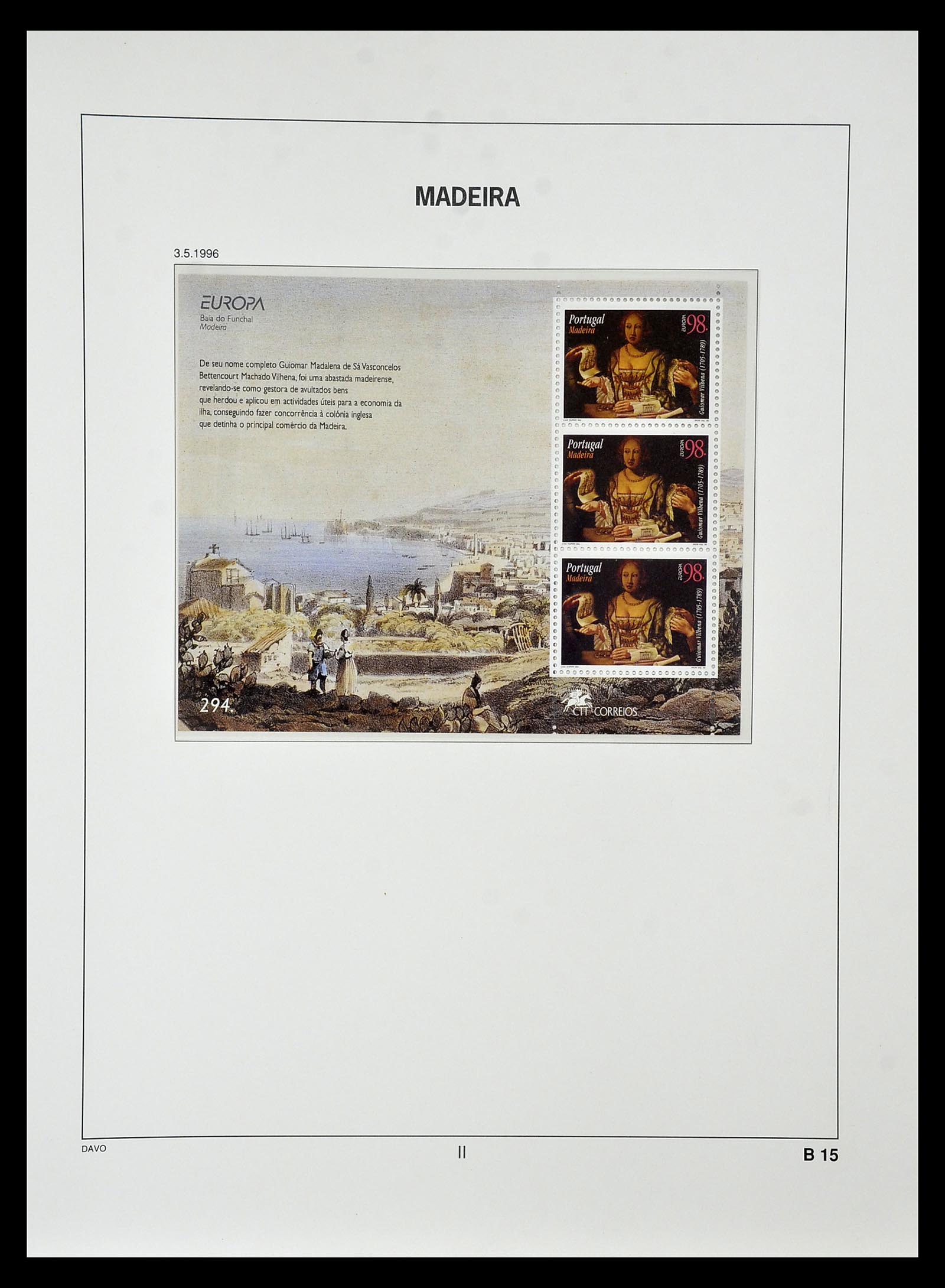 34840 201 - Postzegelverzameling 34840 Azoren en Madeira 1980-2005.