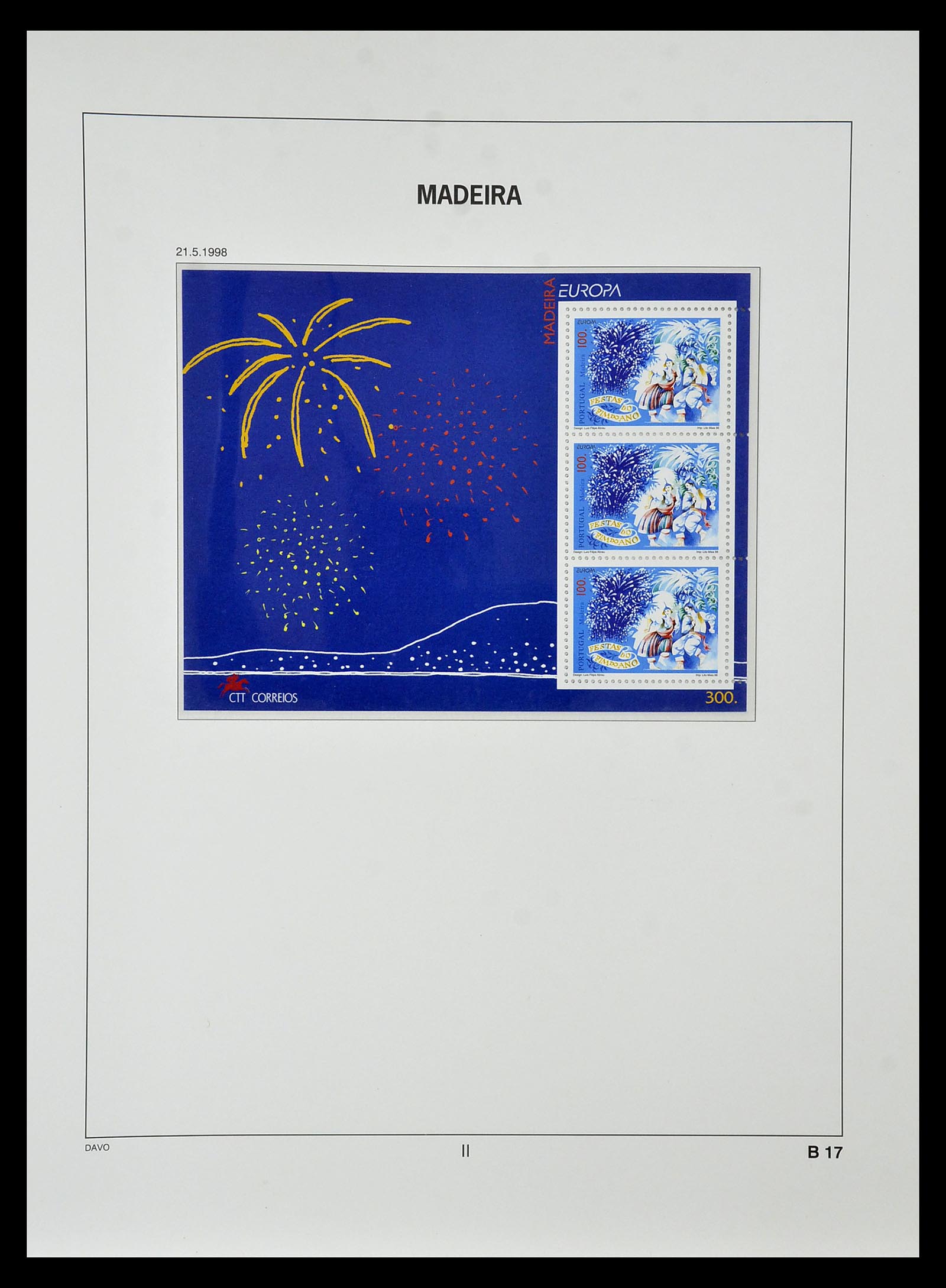 34840 203 - Postzegelverzameling 34840 Azoren en Madeira 1980-2005.