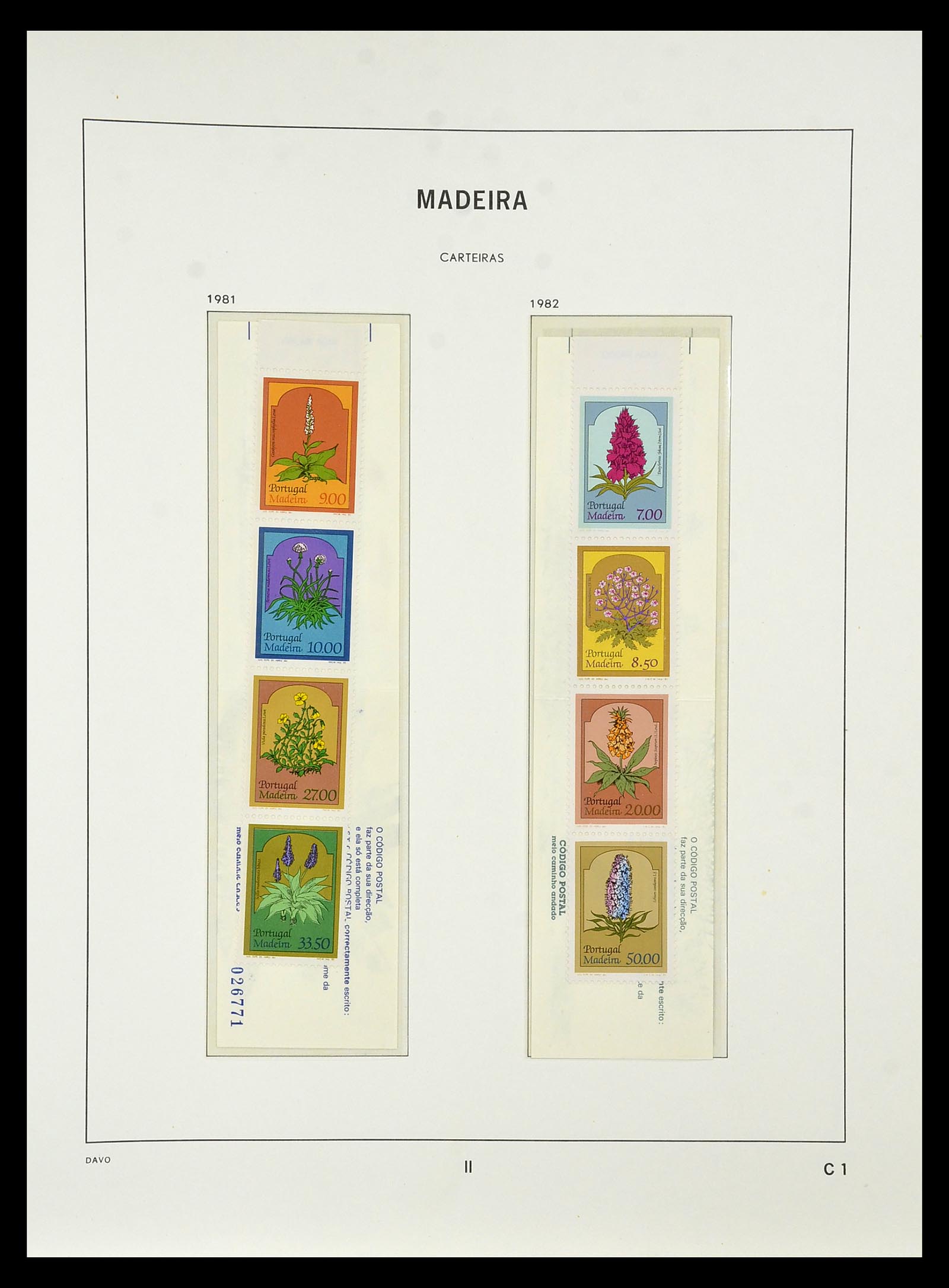 34840 216 - Postzegelverzameling 34840 Azoren en Madeira 1980-2005.