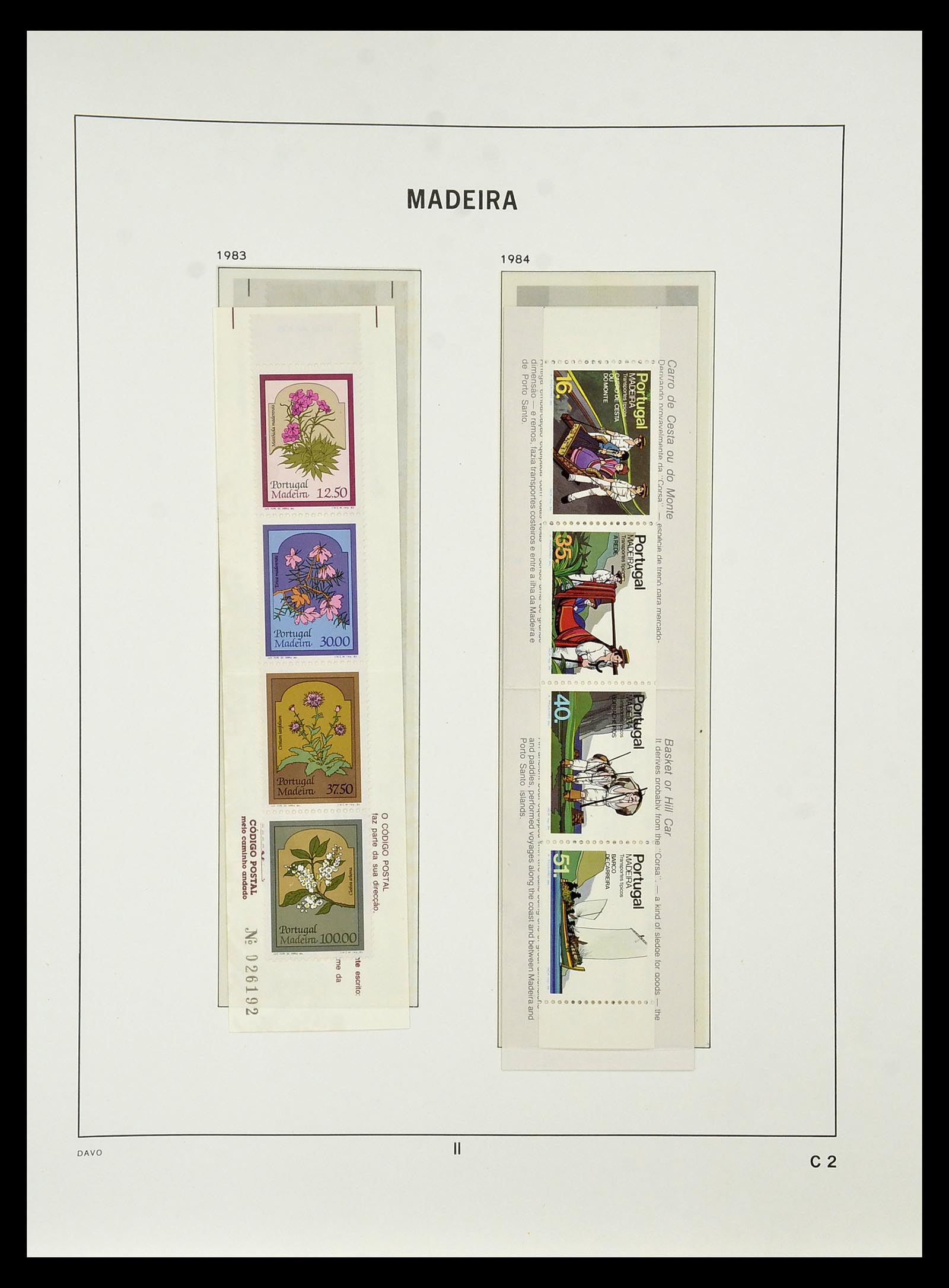 34840 217 - Postzegelverzameling 34840 Azoren en Madeira 1980-2005.