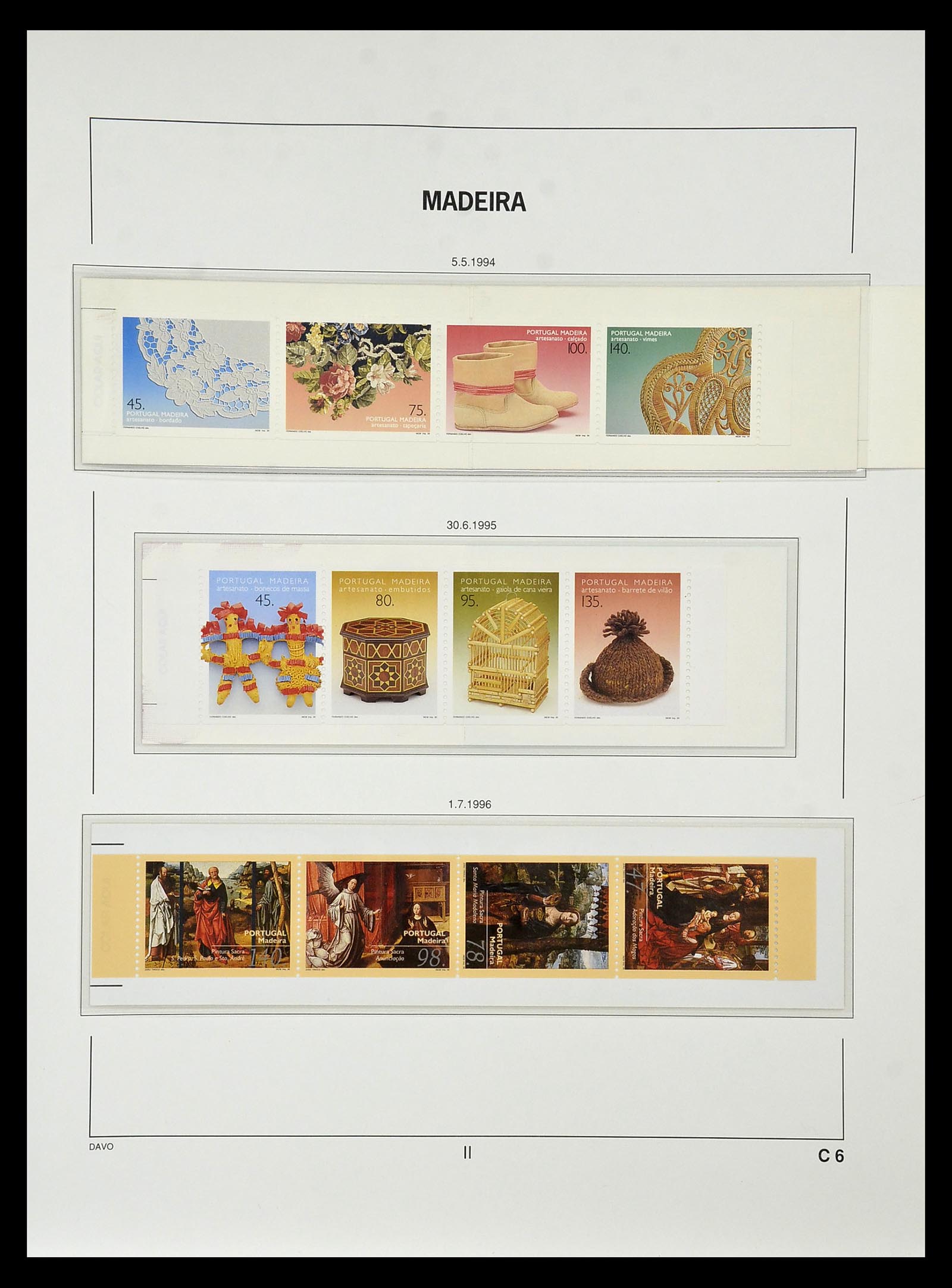 34840 221 - Postzegelverzameling 34840 Azoren en Madeira 1980-2005.