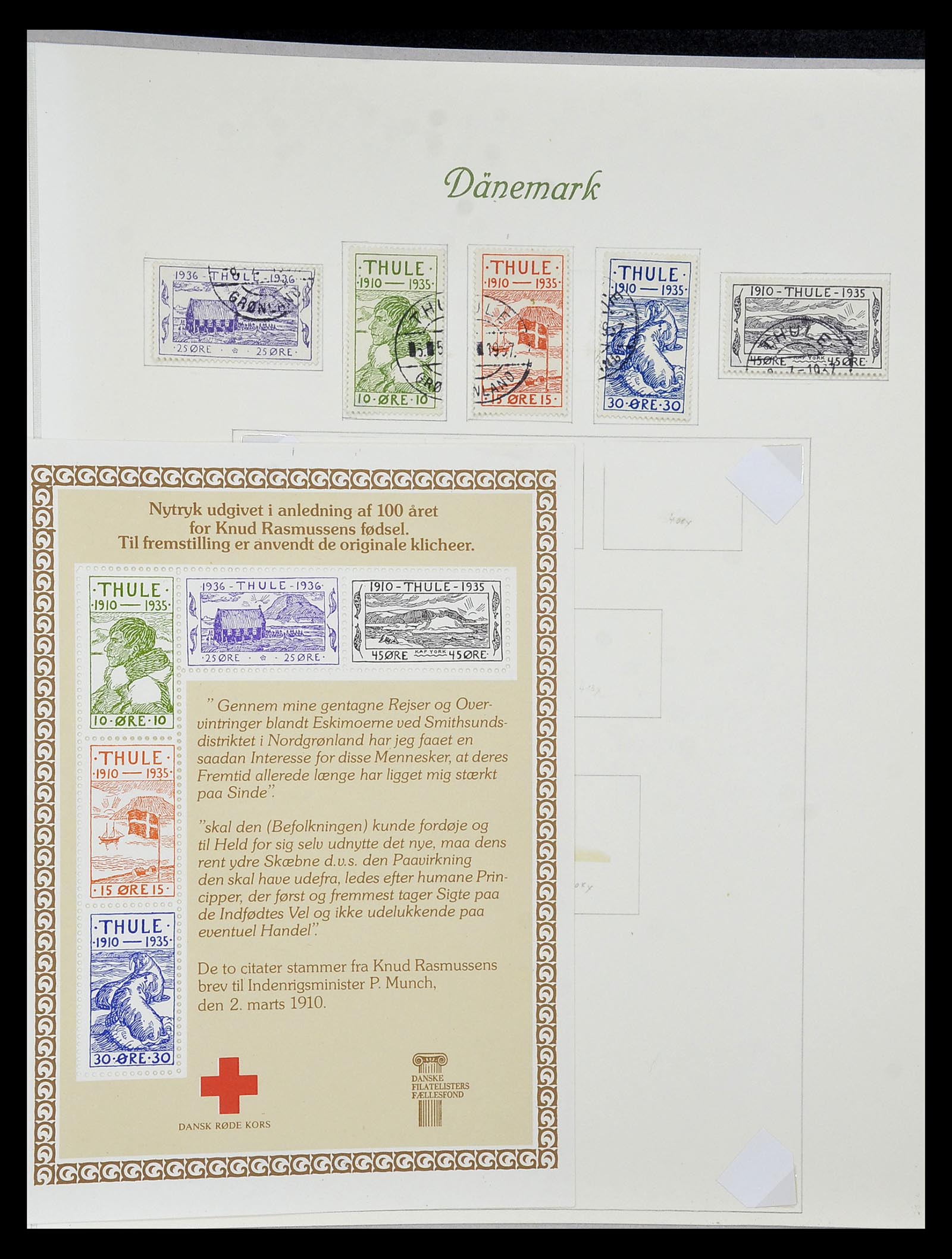34843 020 - Postzegelverzameling 34843 Groenland 1938-1995.