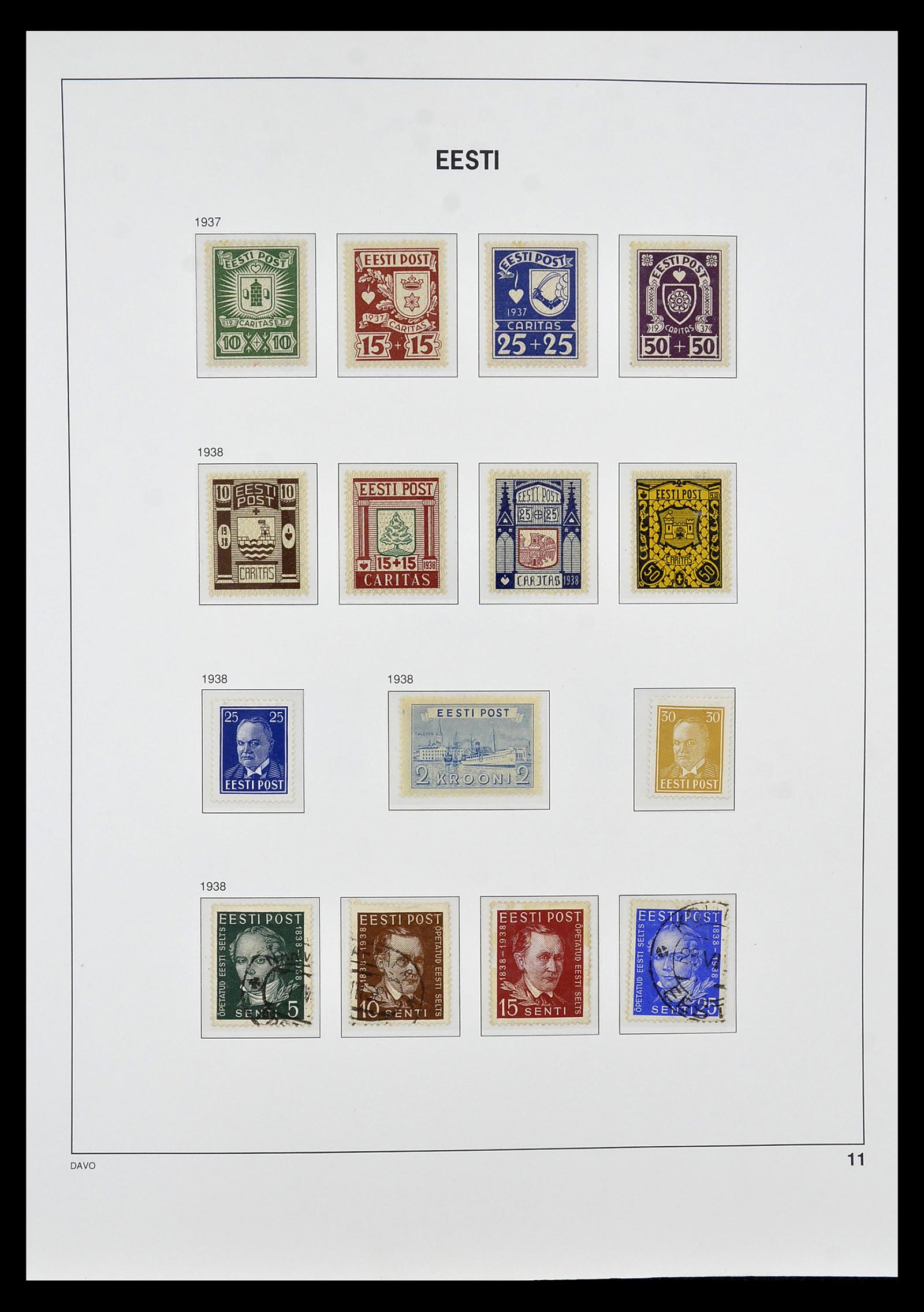 34847 011 - Stamp Collection 34847 Baltic States 1918-2009.