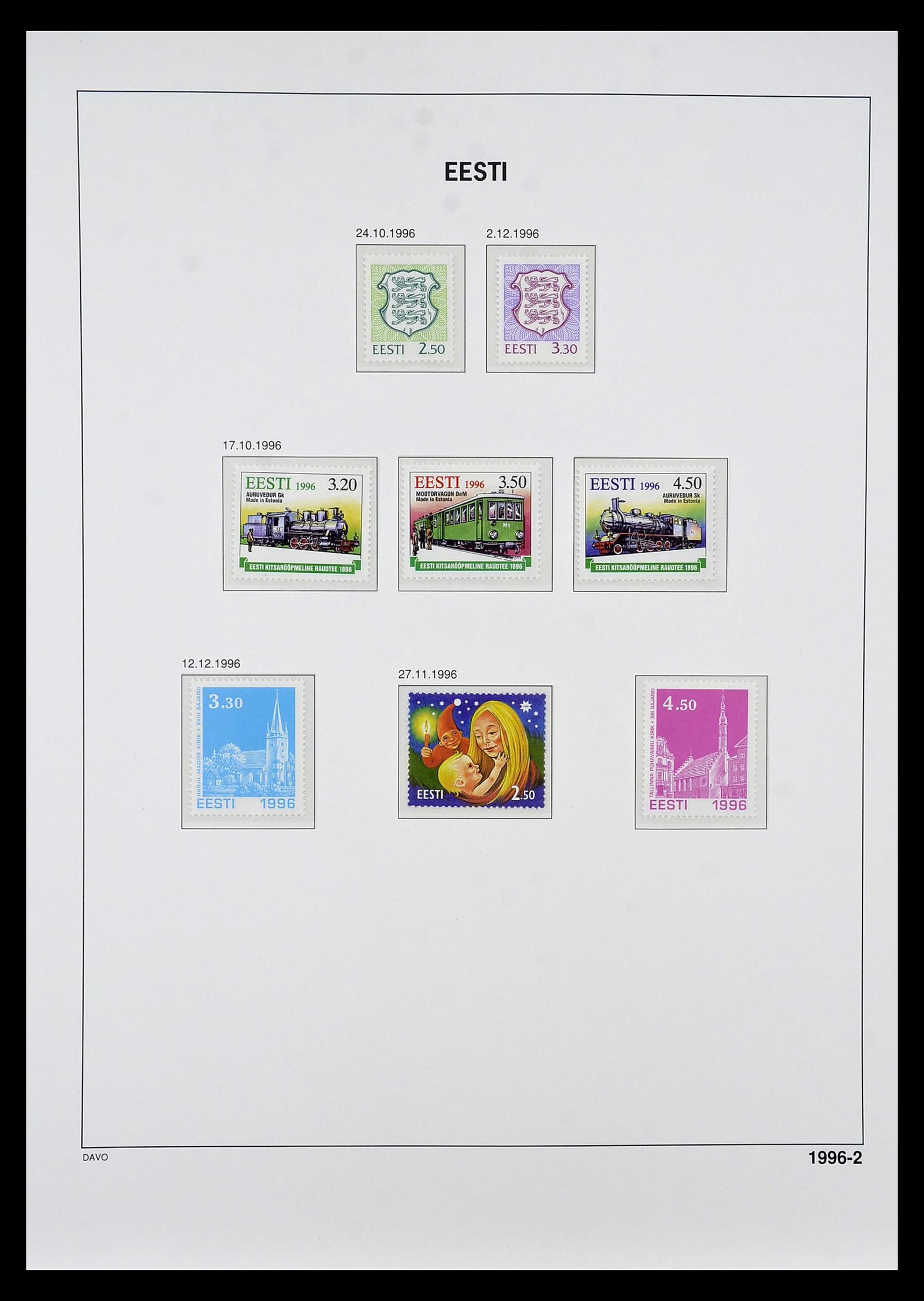 34847 031 - Postzegelverzameling 34847 Baltische Staten 1918-2009.