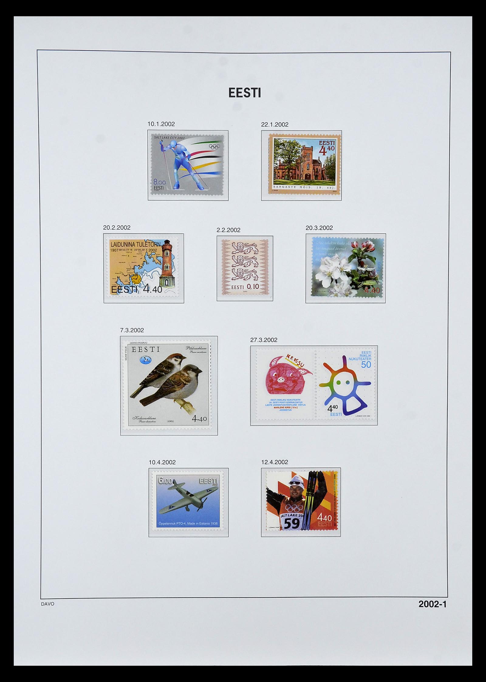 34847 048 - Postzegelverzameling 34847 Baltische Staten 1918-2009.