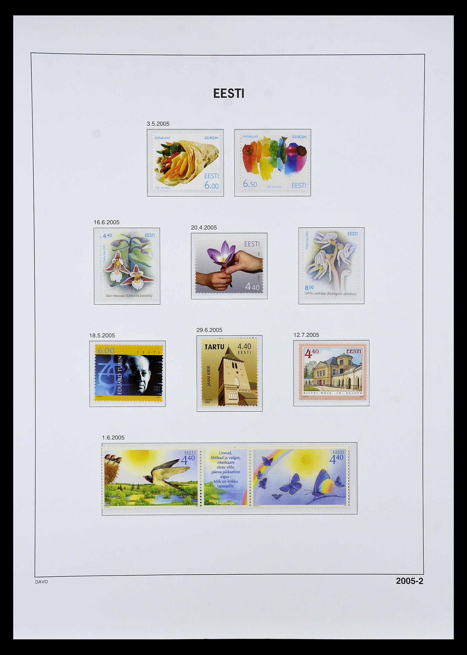 34847 060 - Postzegelverzameling 34847 Baltische Staten 1918-2009.