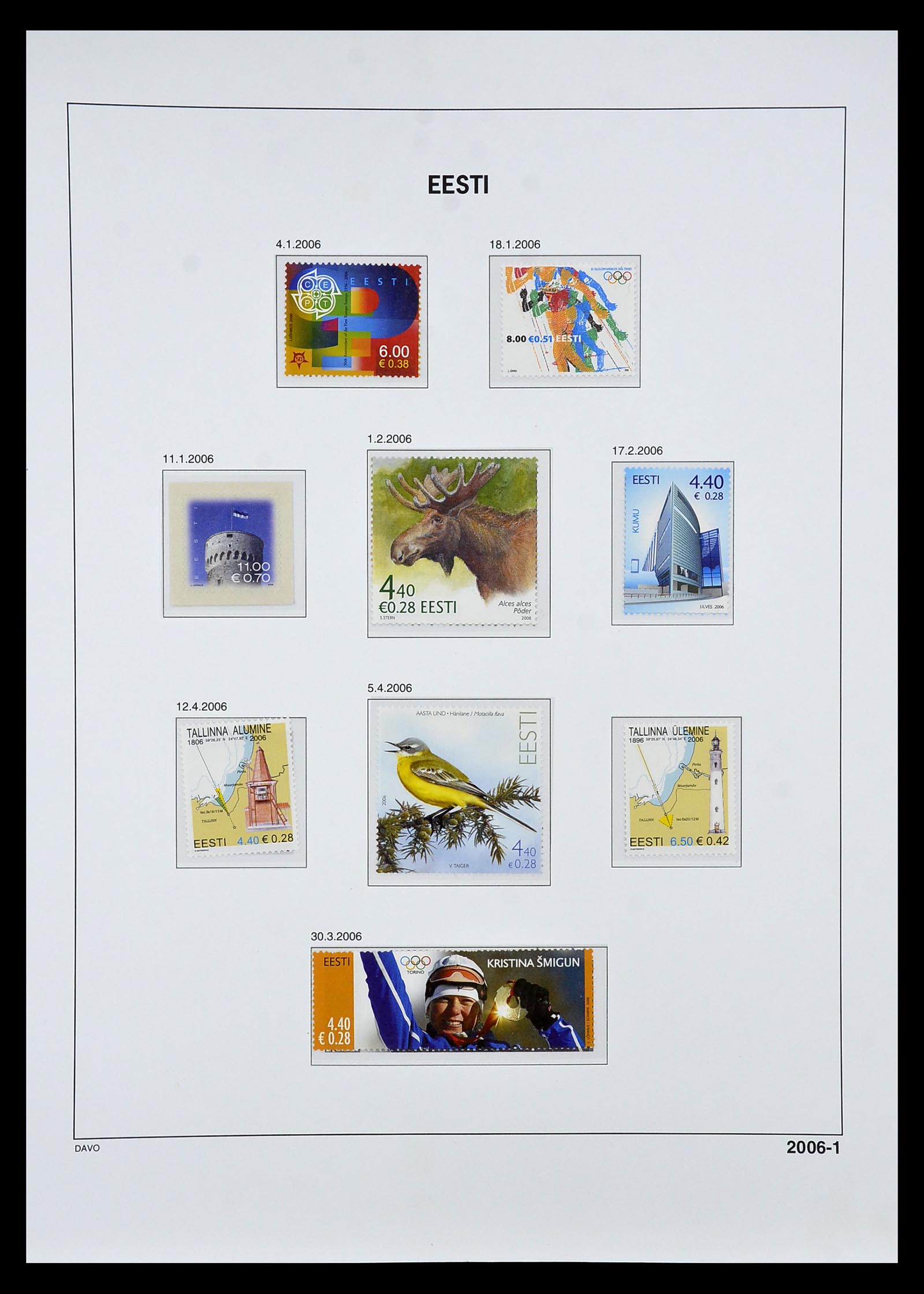 34847 063 - Postzegelverzameling 34847 Baltische Staten 1918-2009.