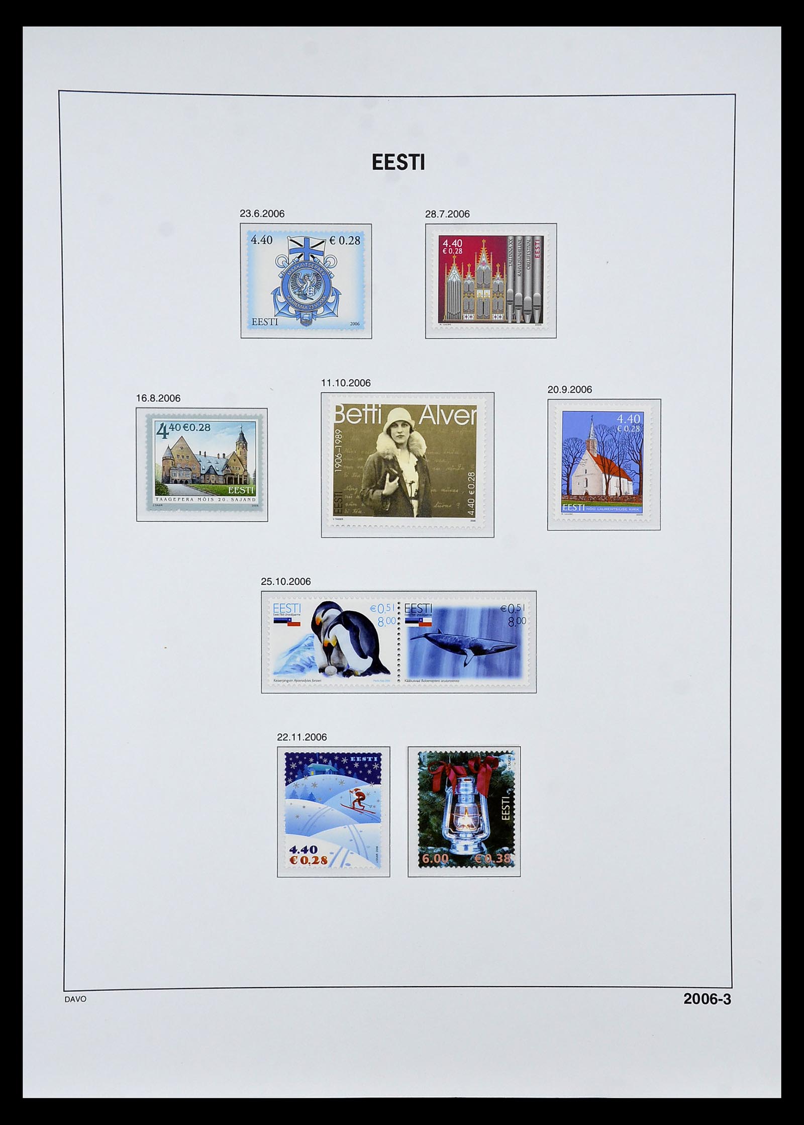 34847 065 - Stamp Collection 34847 Baltic States 1918-2009.