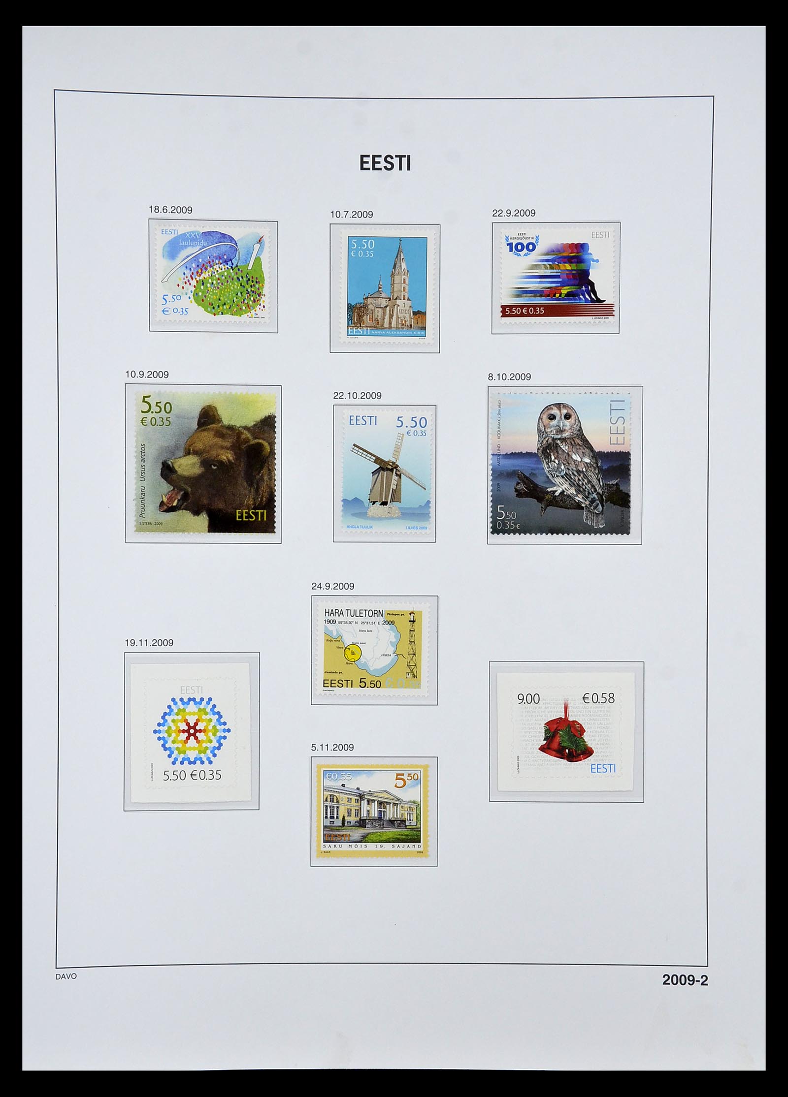 34847 077 - Postzegelverzameling 34847 Baltische Staten 1918-2009.