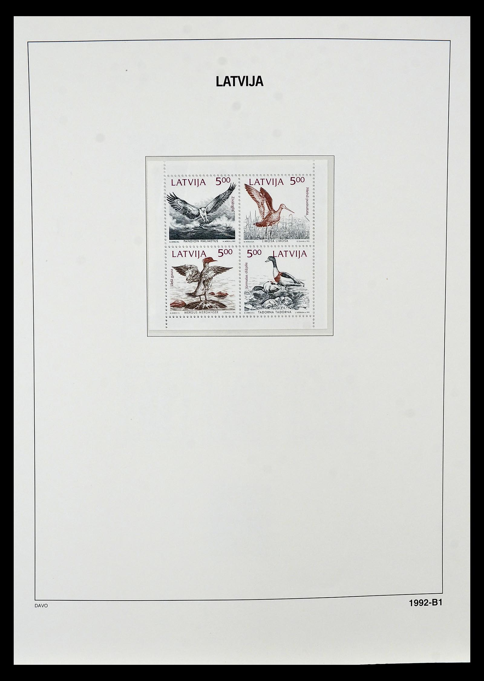 34847 082 - Postzegelverzameling 34847 Baltische Staten 1918-2009.