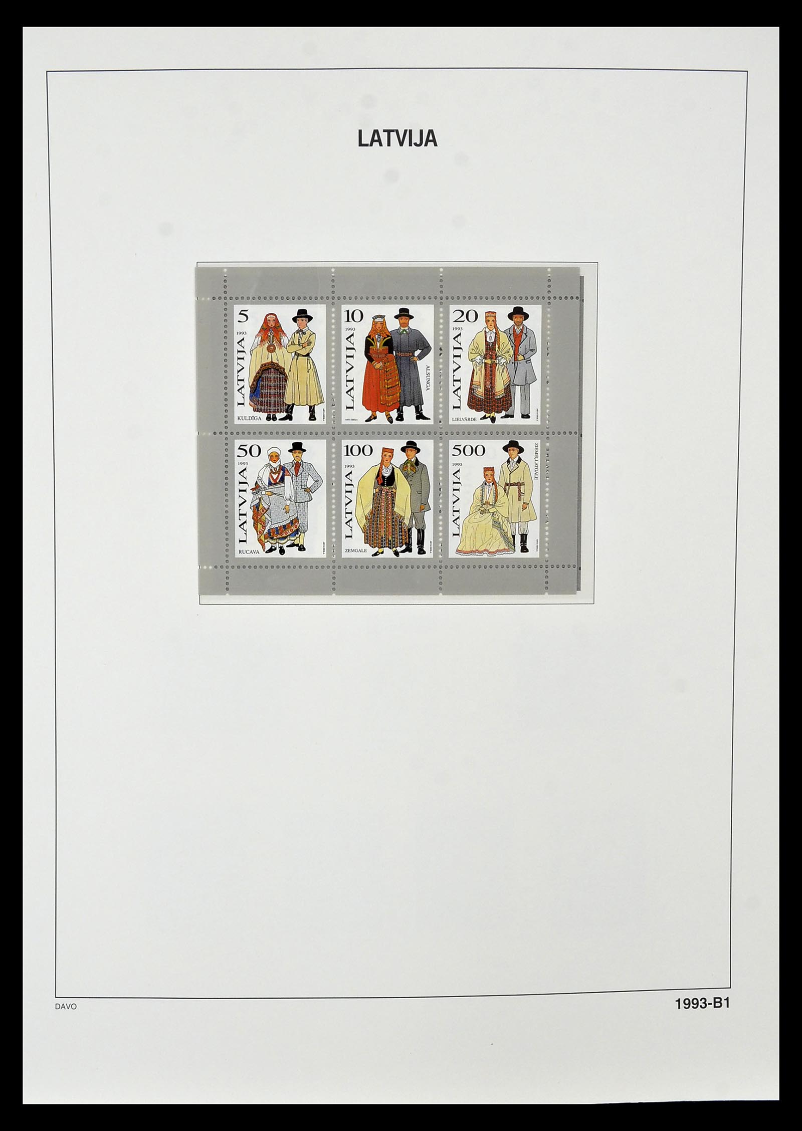 34847 085 - Postzegelverzameling 34847 Baltische Staten 1918-2009.
