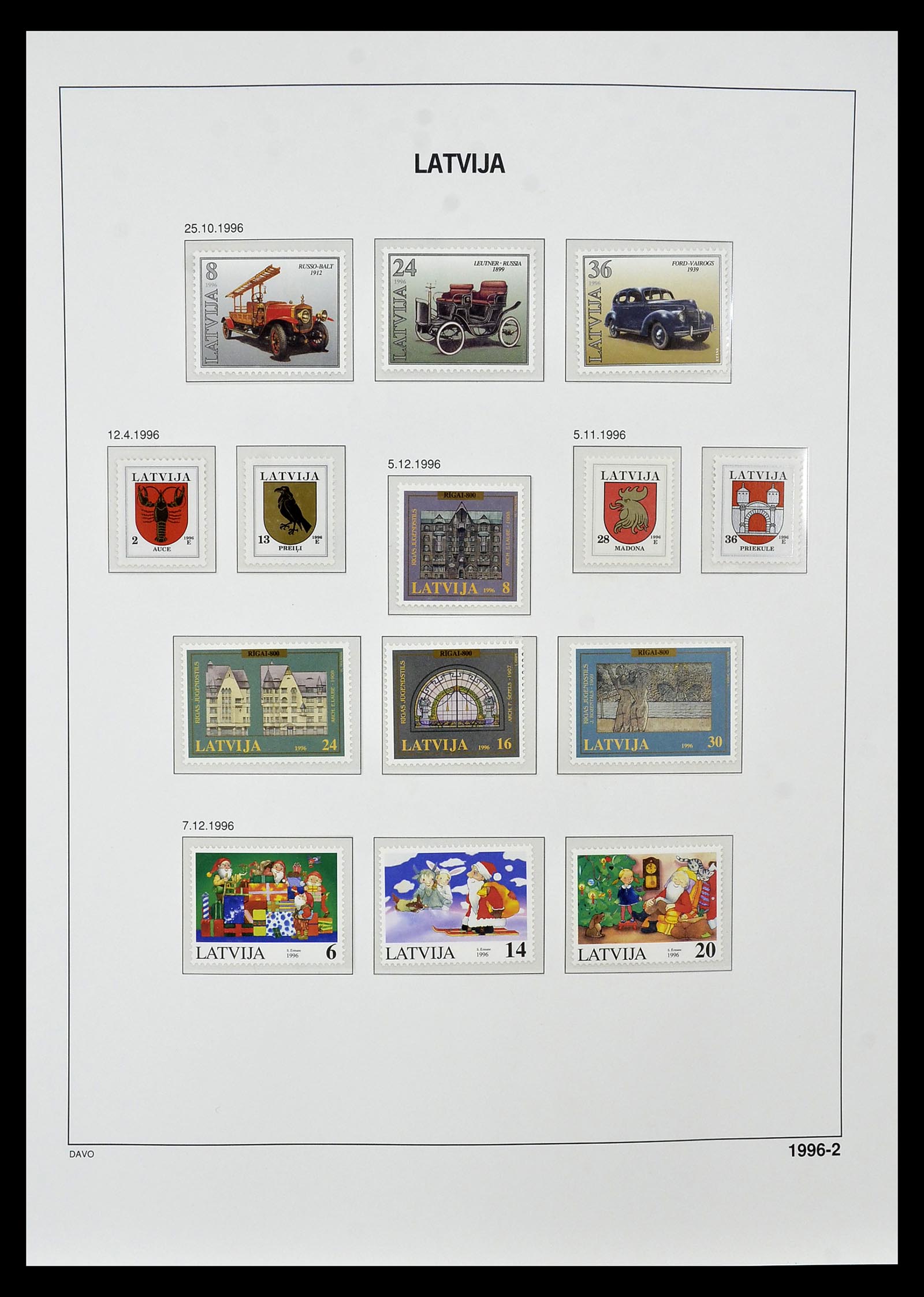 34847 095 - Postzegelverzameling 34847 Baltische Staten 1918-2009.