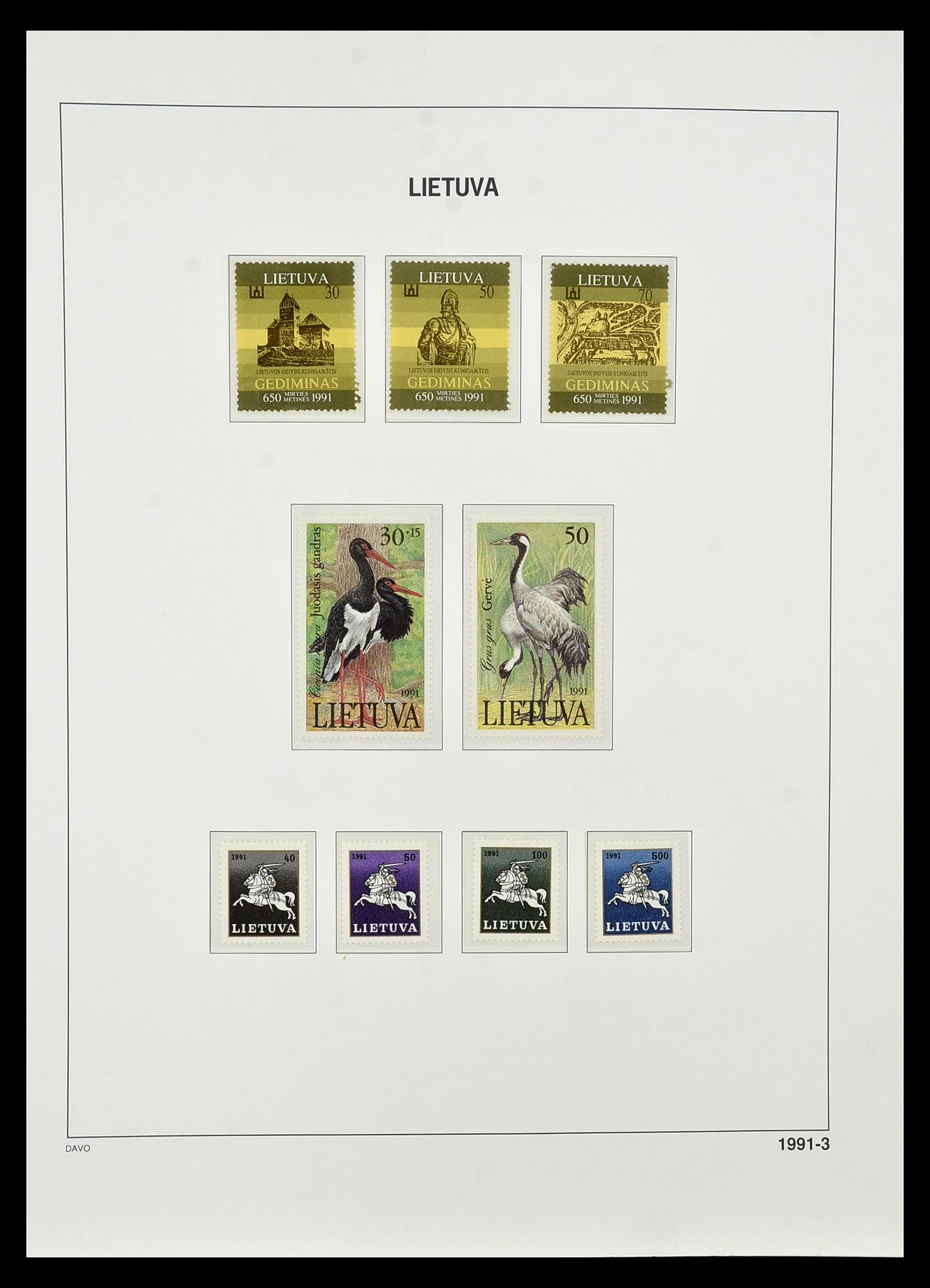 34847 143 - Postzegelverzameling 34847 Baltische Staten 1918-2009.