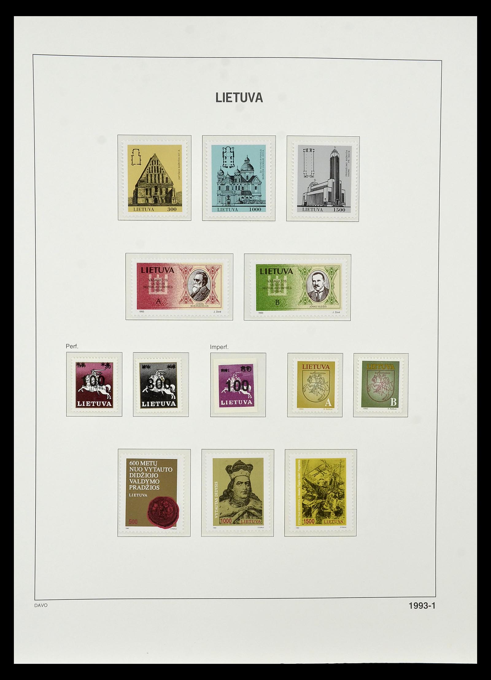 34847 146 - Postzegelverzameling 34847 Baltische Staten 1918-2009.