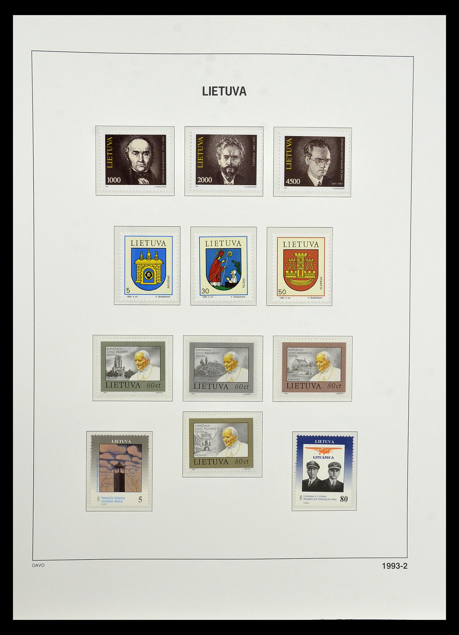 34847 147 - Postzegelverzameling 34847 Baltische Staten 1918-2009.