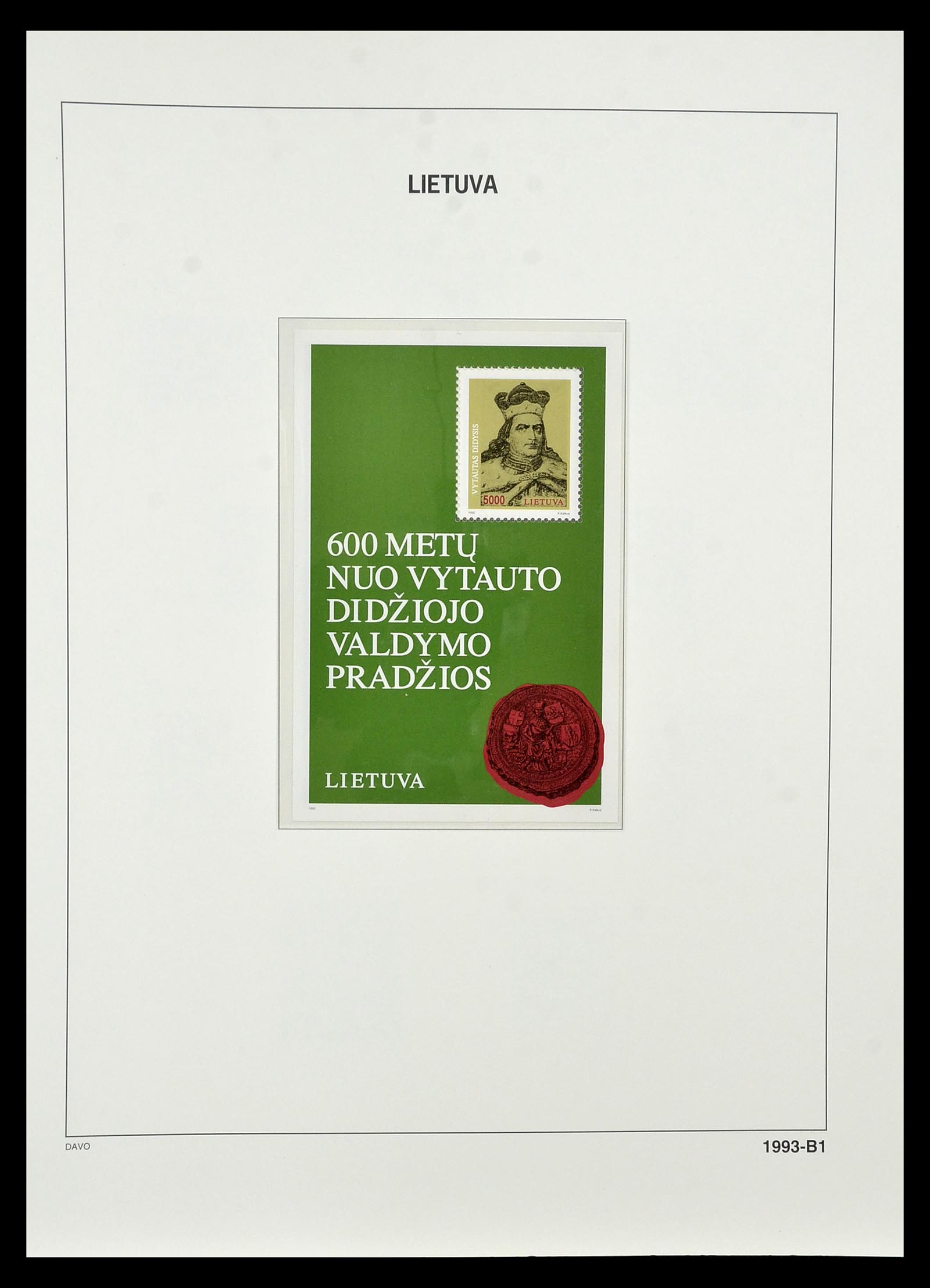 34847 149 - Postzegelverzameling 34847 Baltische Staten 1918-2009.