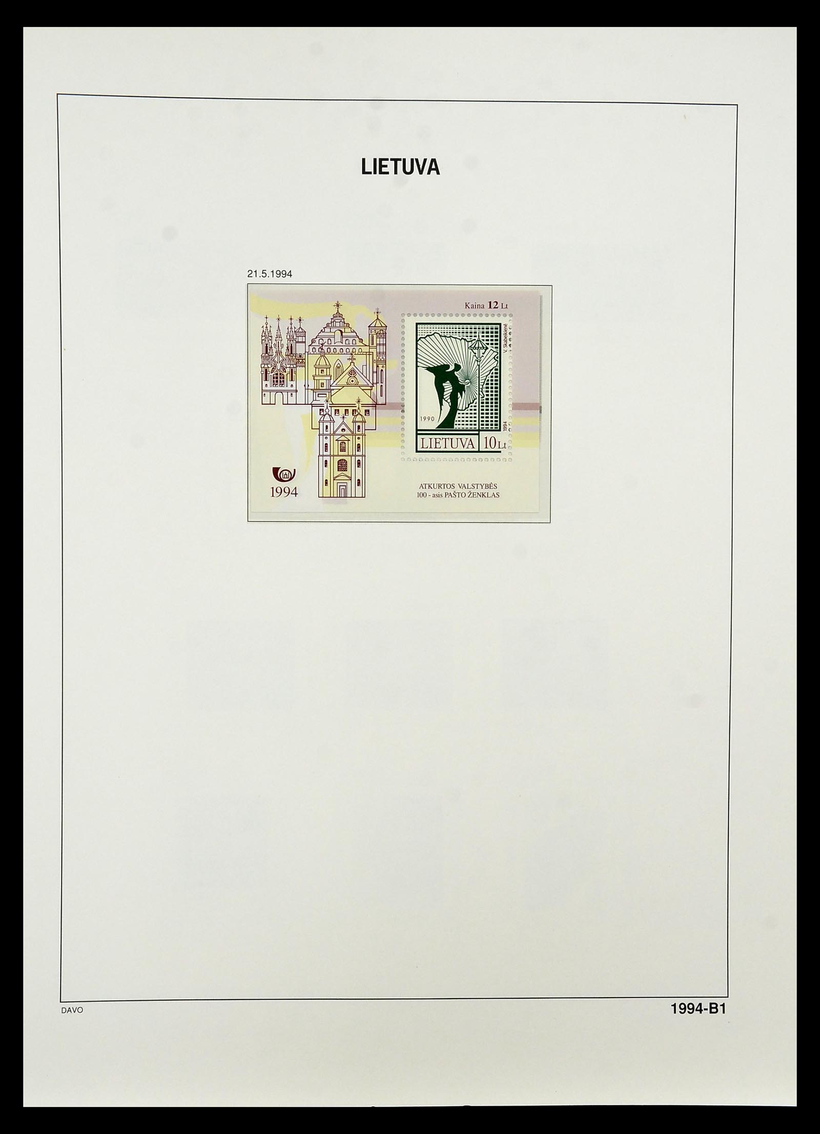 34847 152 - Postzegelverzameling 34847 Baltische Staten 1918-2009.