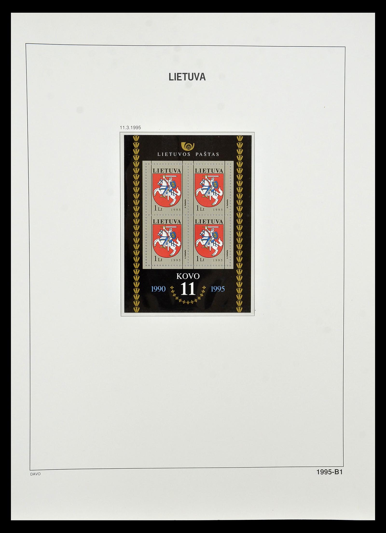34847 155 - Postzegelverzameling 34847 Baltische Staten 1918-2009.