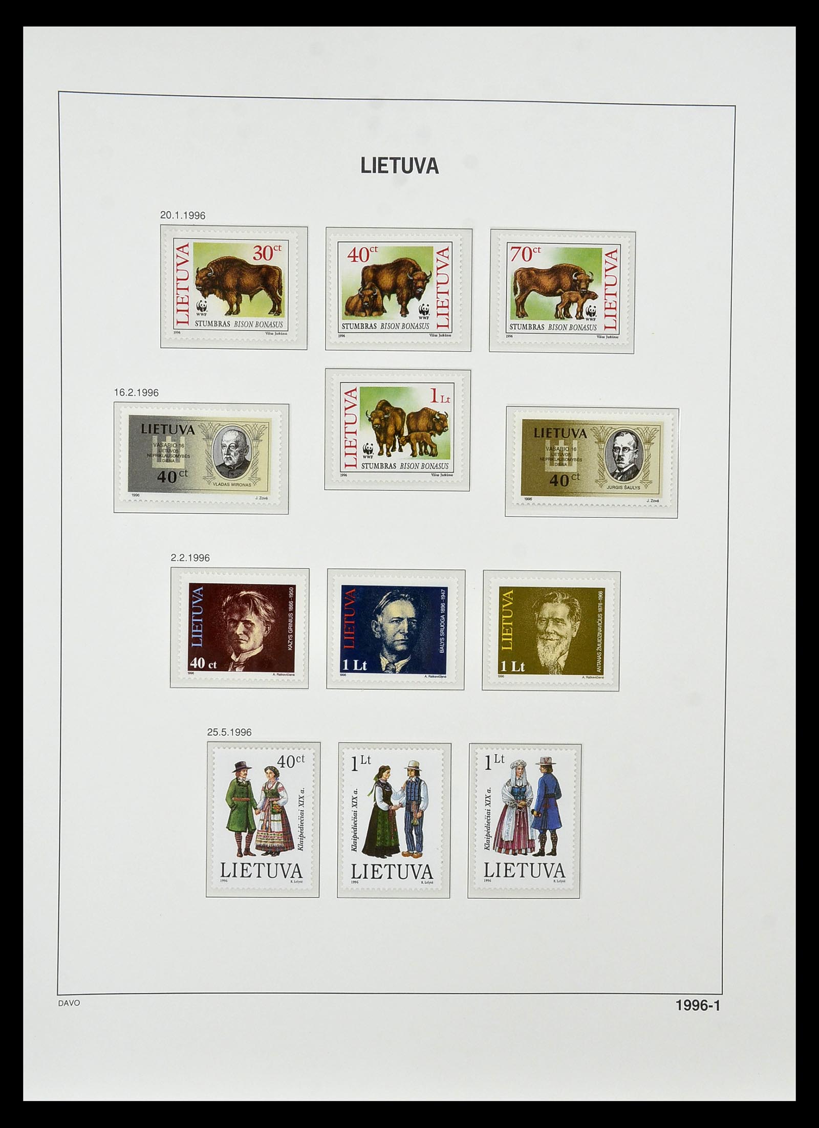 34847 157 - Postzegelverzameling 34847 Baltische Staten 1918-2009.