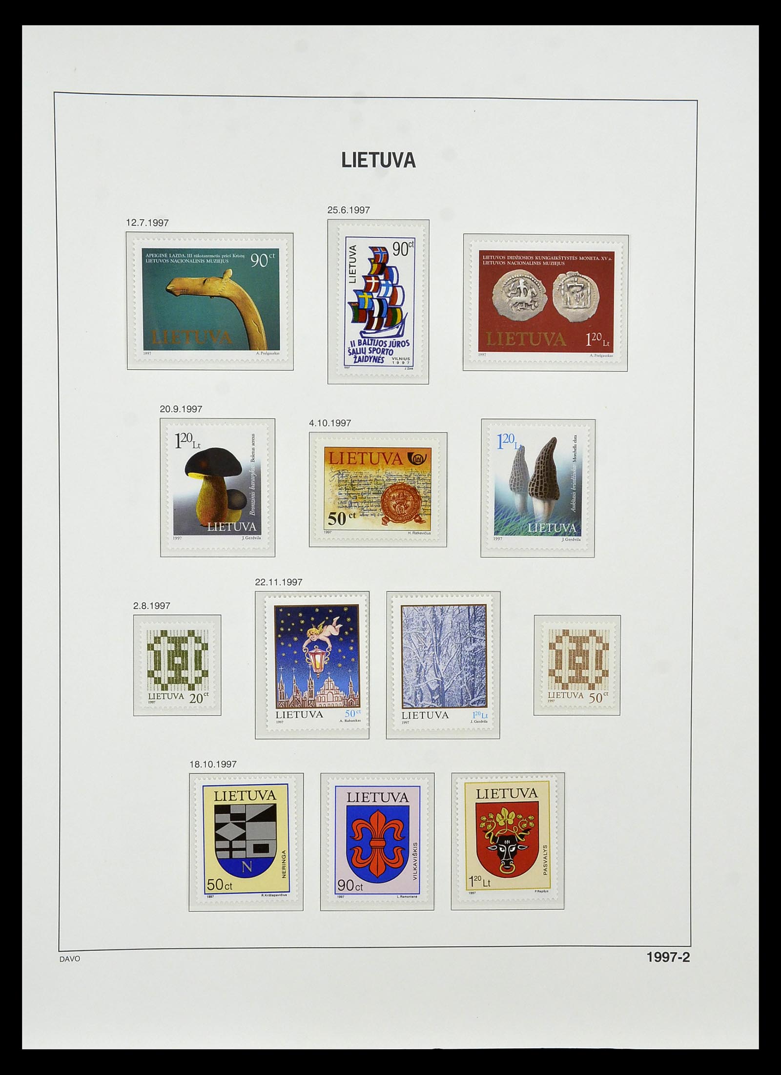 34847 161 - Postzegelverzameling 34847 Baltische Staten 1918-2009.