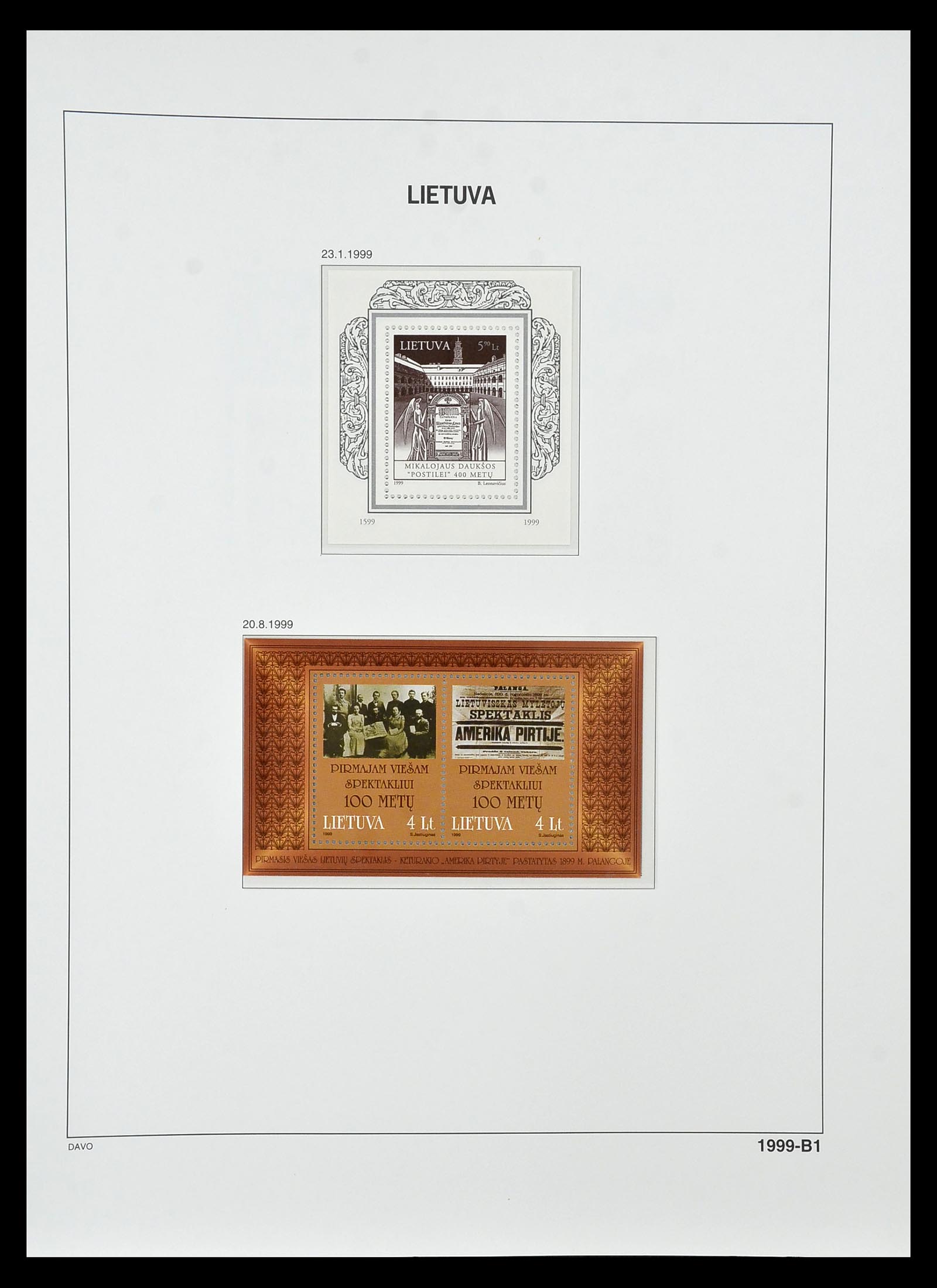 34847 170 - Postzegelverzameling 34847 Baltische Staten 1918-2009.